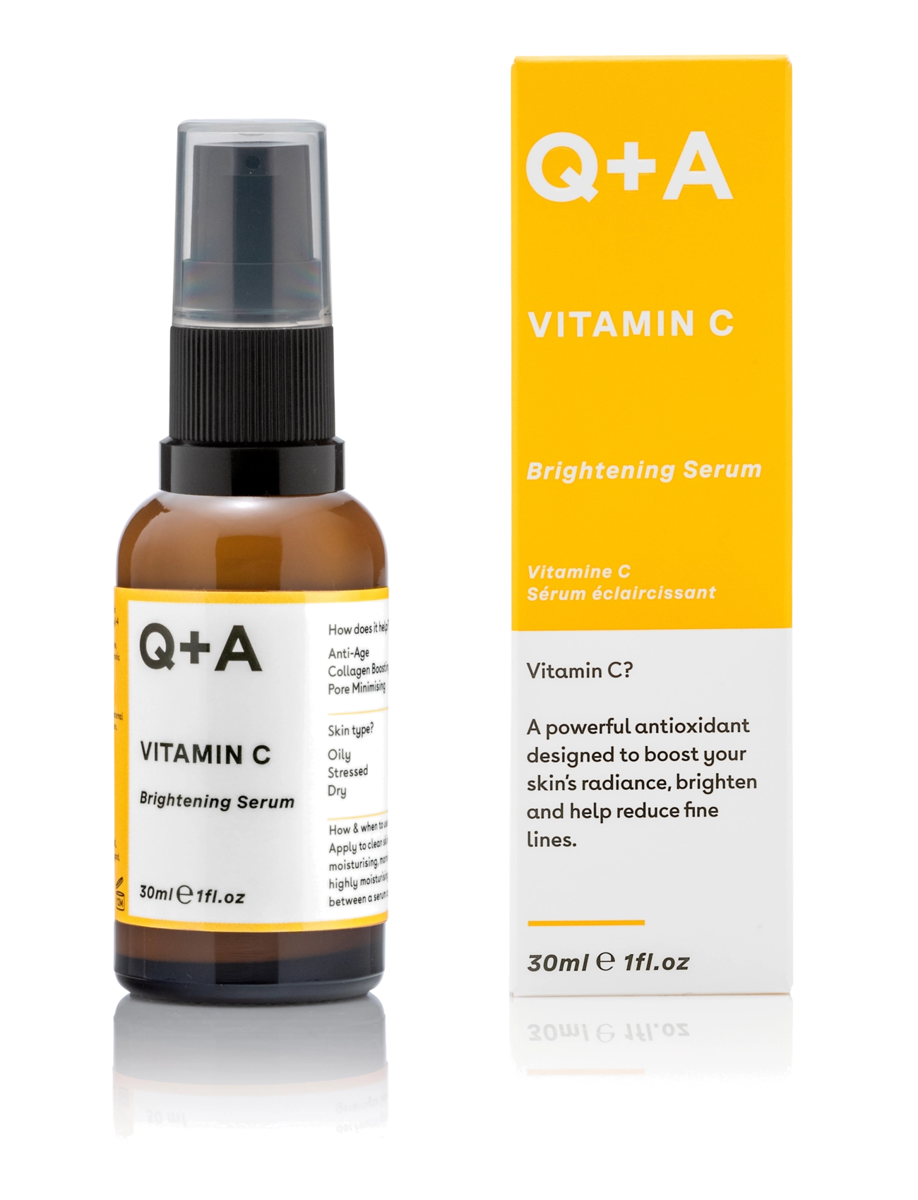 Q+A - Q+A Vitamin C Facial Serum - serum - clear - 3