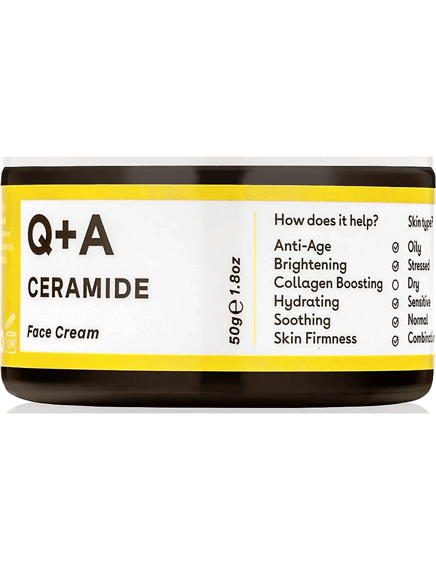 Q+A - Q+A Ceramide Defence Face Cream - päevakreemid - clear - 1