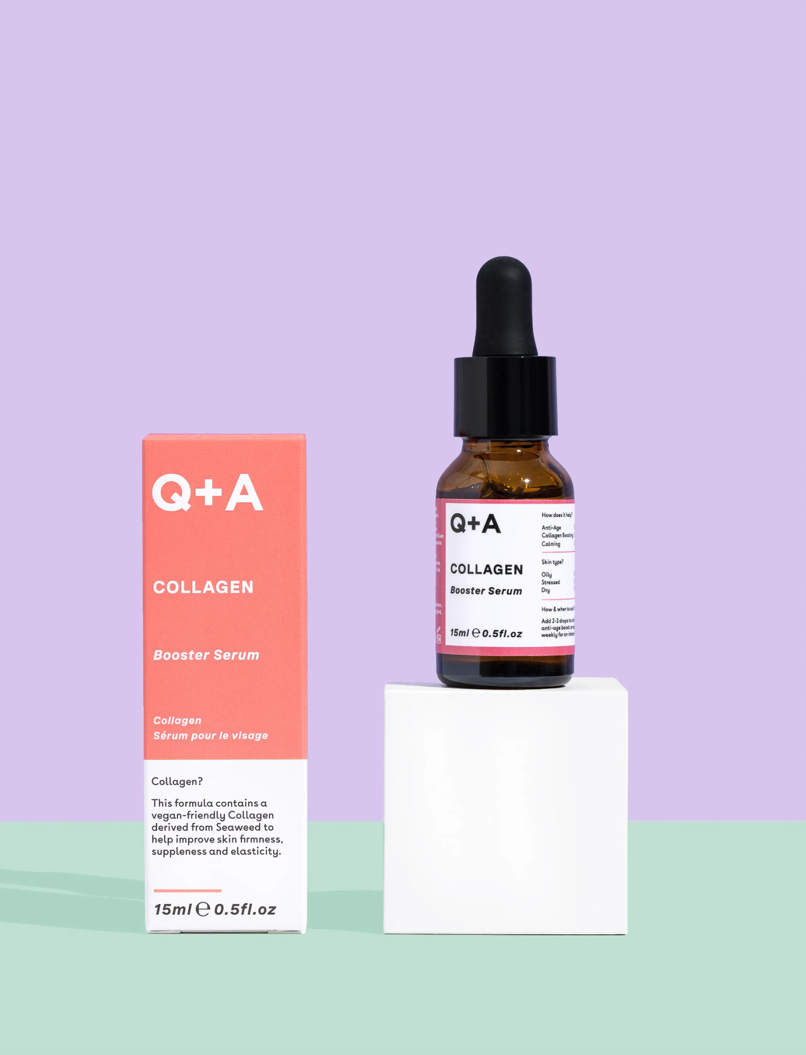 Q+A Q+A Collagen Booster Serum, 15 ml, Nude, Ansigt > Serum, Dame