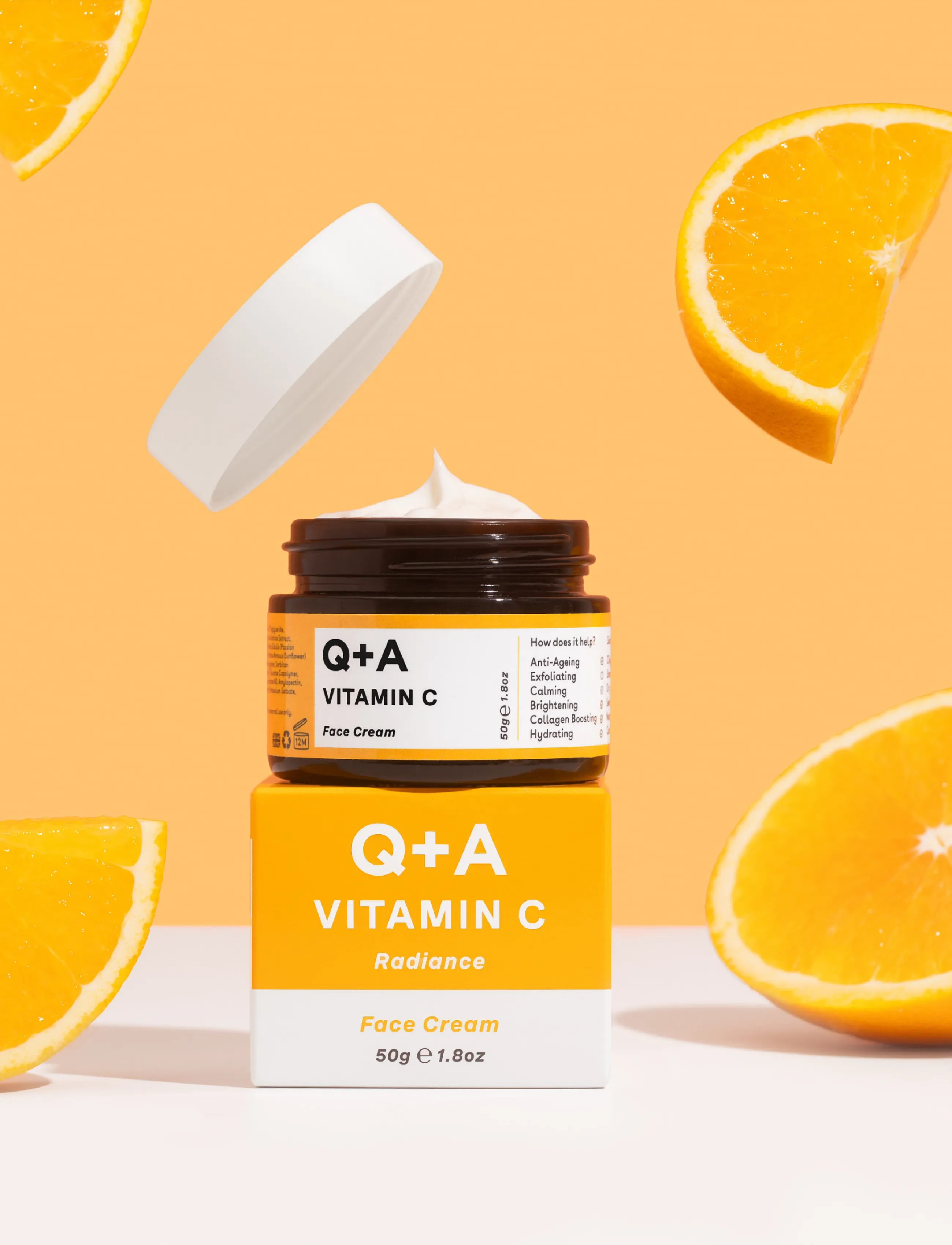 Q+A - Q+A Vitamin C Radiance Face Cream - dagkräm - clear - 4