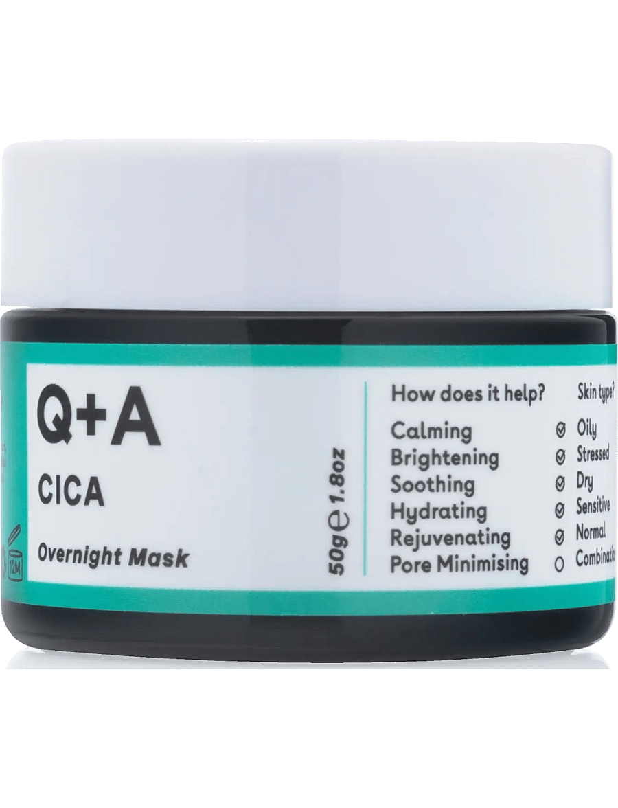 Q+A - Q+A Cica Overnight Face Mask - Öömask - clear - 1
