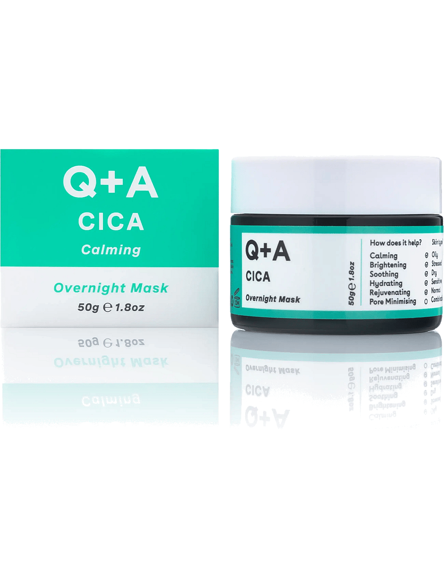 Q+A - Q+A Cica Overnight Face Mask - Öömask - clear - 3