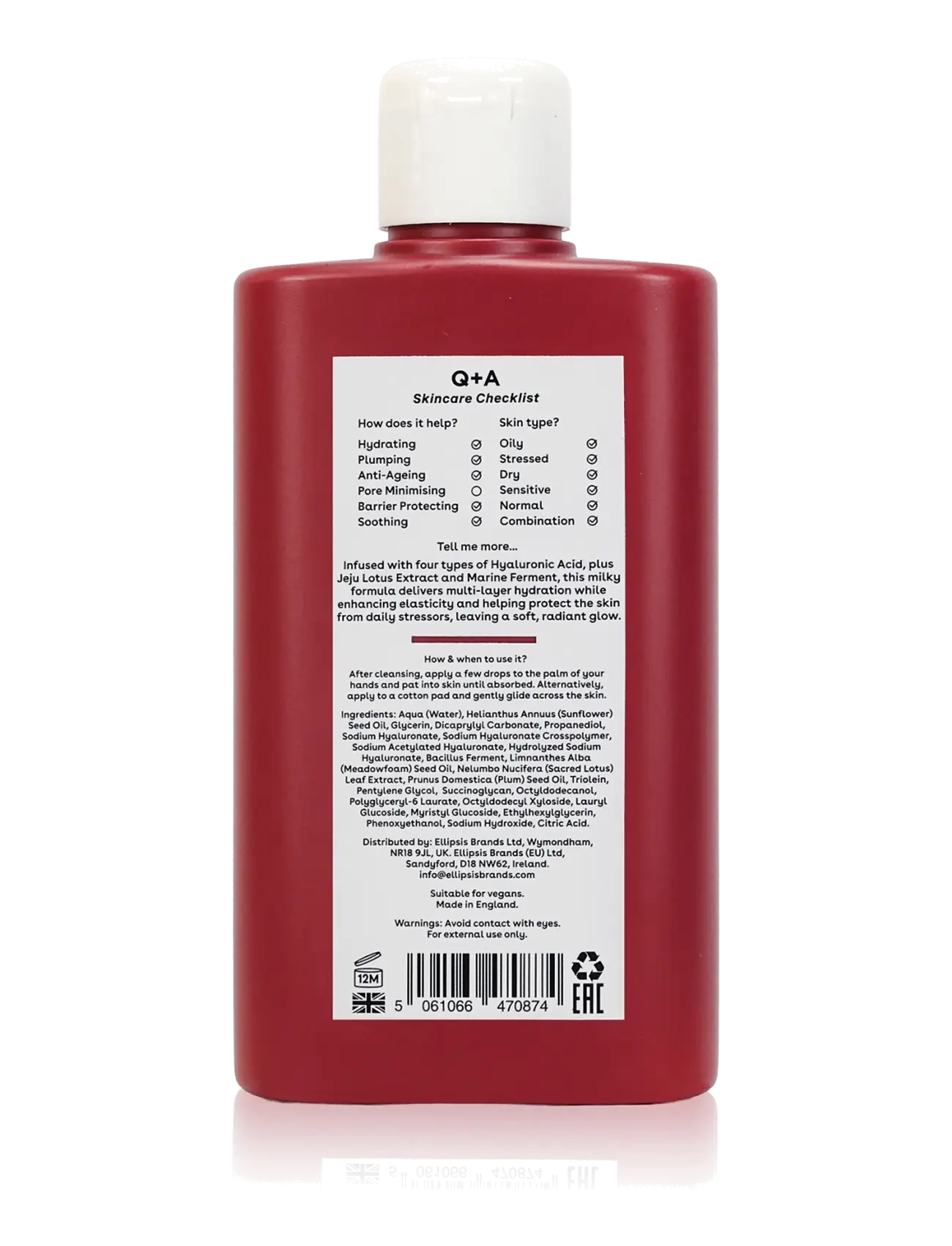 Q+A - Q+A Hyaluronic Acid Milky Toner - clear - 2