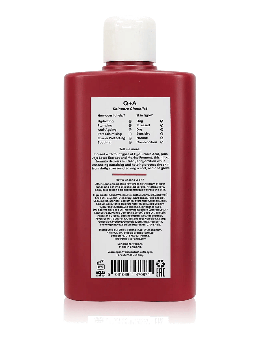 Q+A - Q+A Hyaluronic Acid Milky Toner - clear - 2