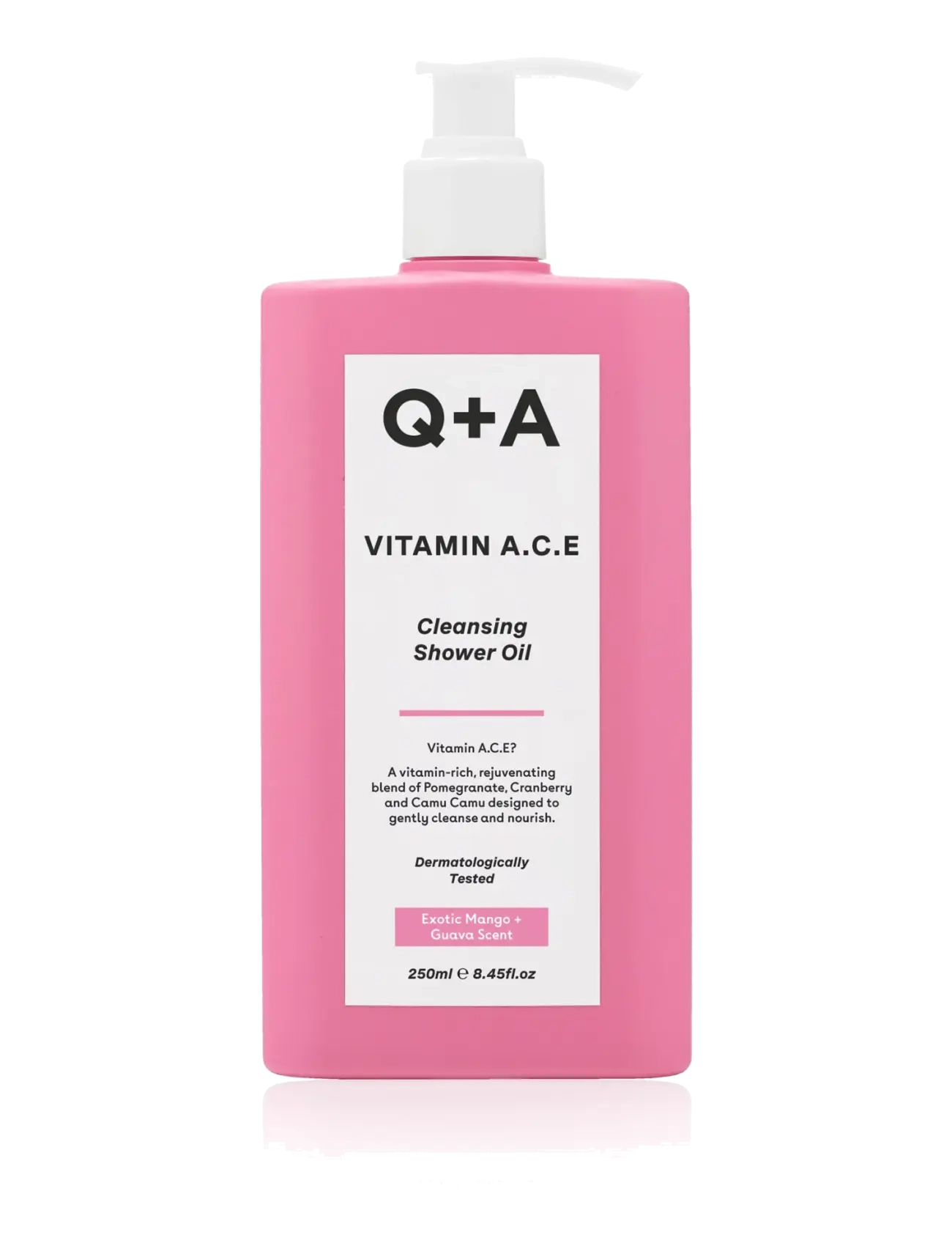 Q+A Q+A Vitamin Ace Shower Body Oil, 250 ml, Nude, Krop > Bruseolie, Dame
