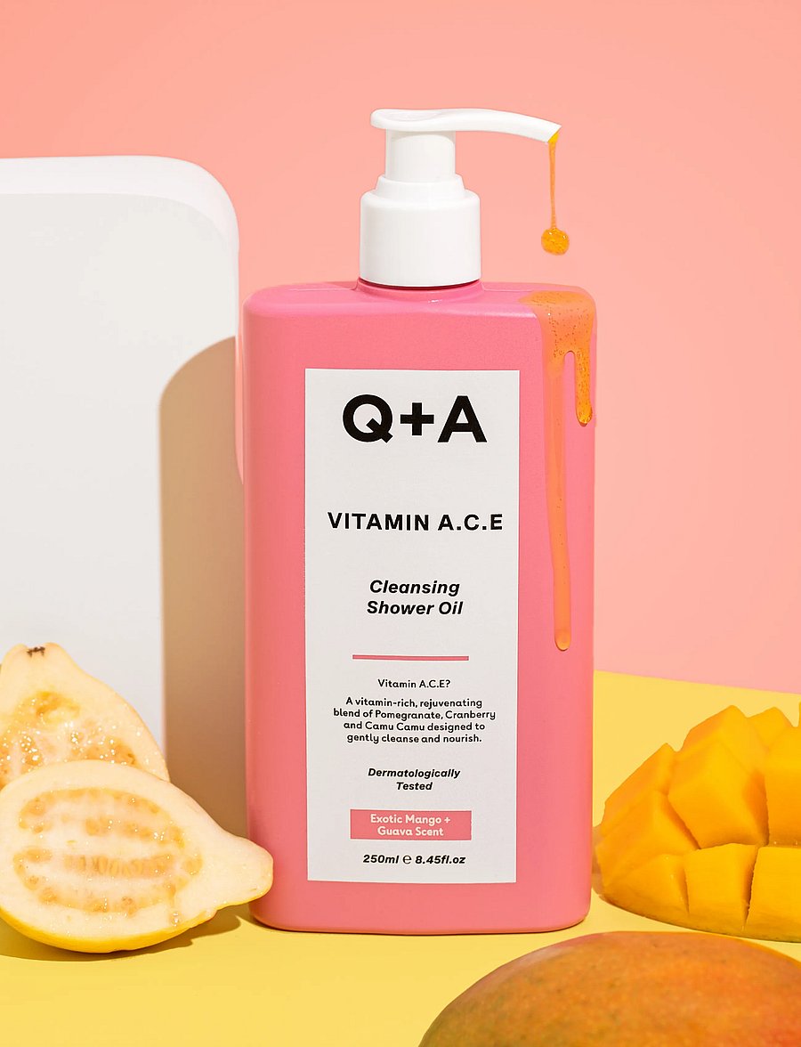 Q+A - Q+A Vitamin ACE Shower Body Oil - dušigeelid ja õlid - clear - 3