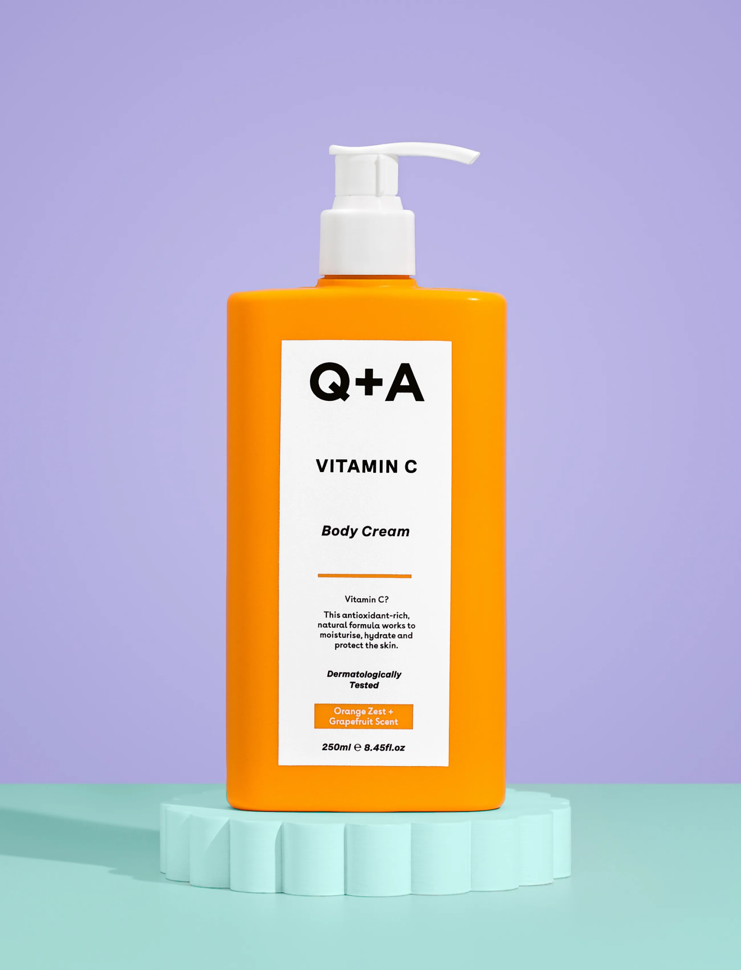 Q+A Q+A Vitamin C Body Cream, 250 ml, Nude, Krop > Kropscreme, Dame