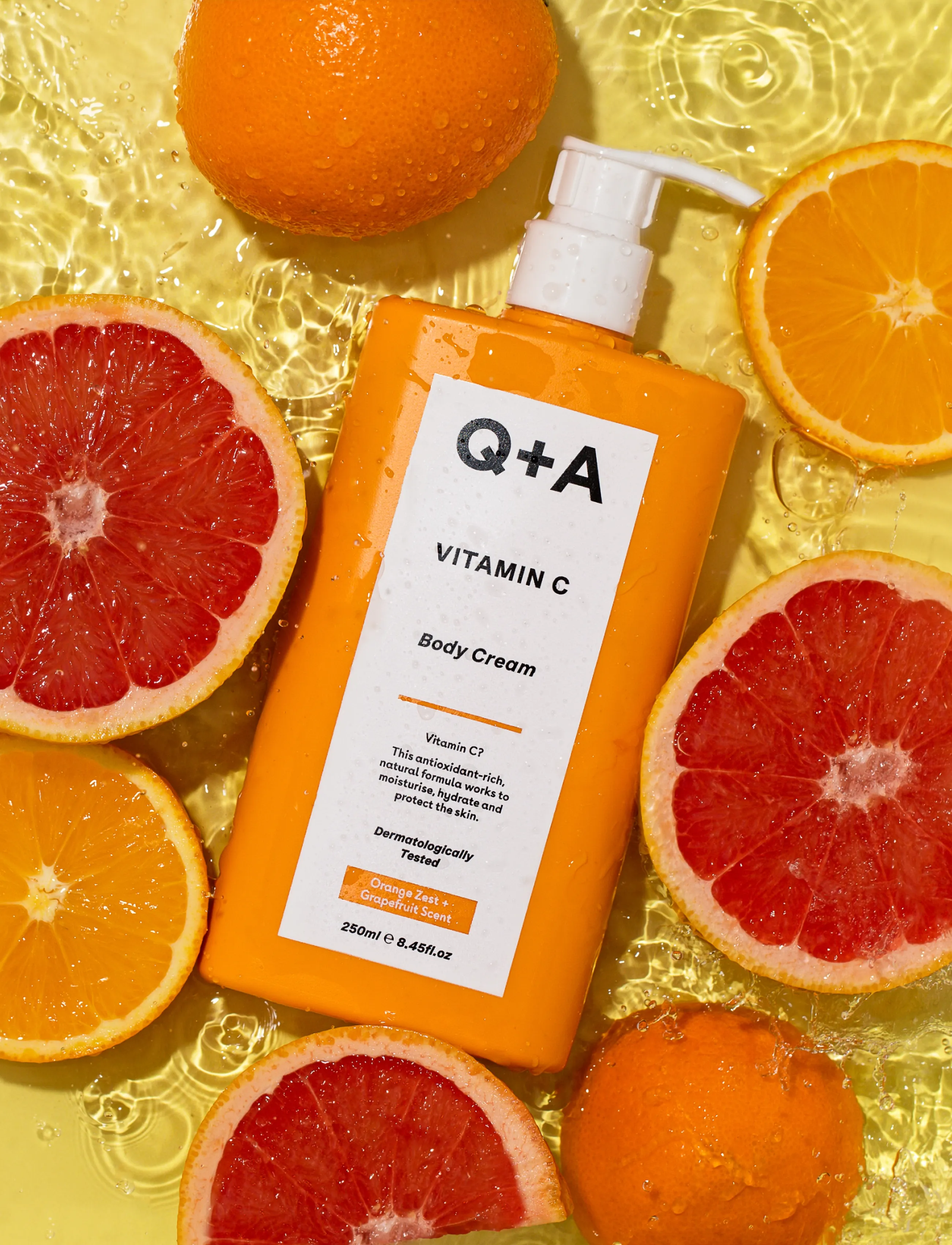 Q+A - Q+A Vitamin C Body Cream - lotion & cream - clear - 3