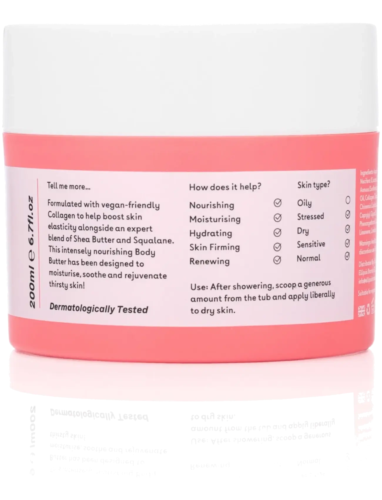 Q+A - Q+A Collagen Body Butter - lotion & cream - clear - 2