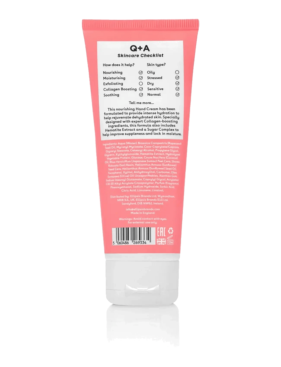 Q+A - Q+A Collagen Hand Cream - kätekreemid - clear - 2