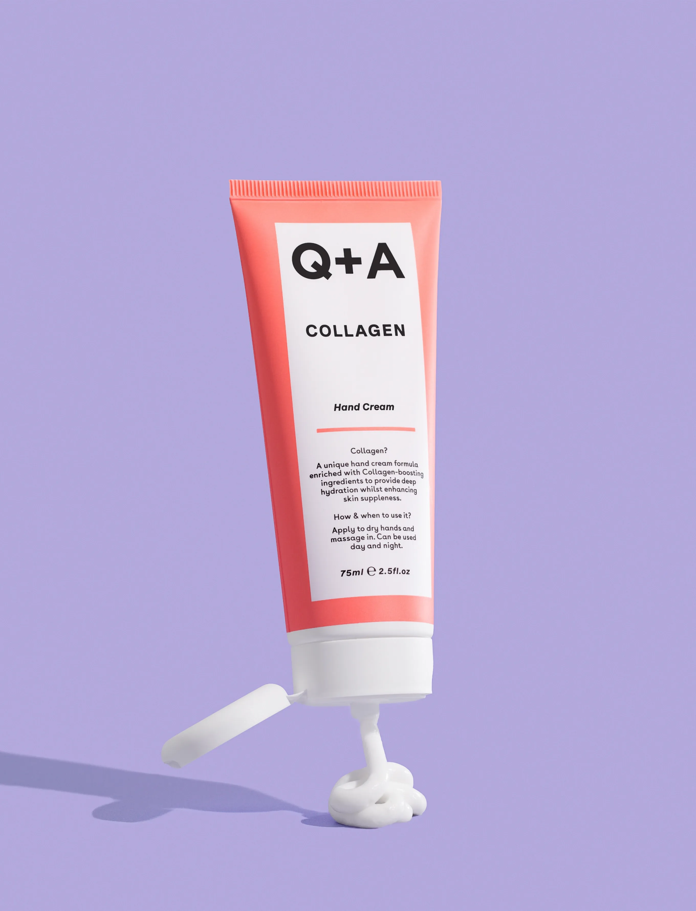 Q+A - Q+A  Collagen Hand Cream - handkräm - clear - 3