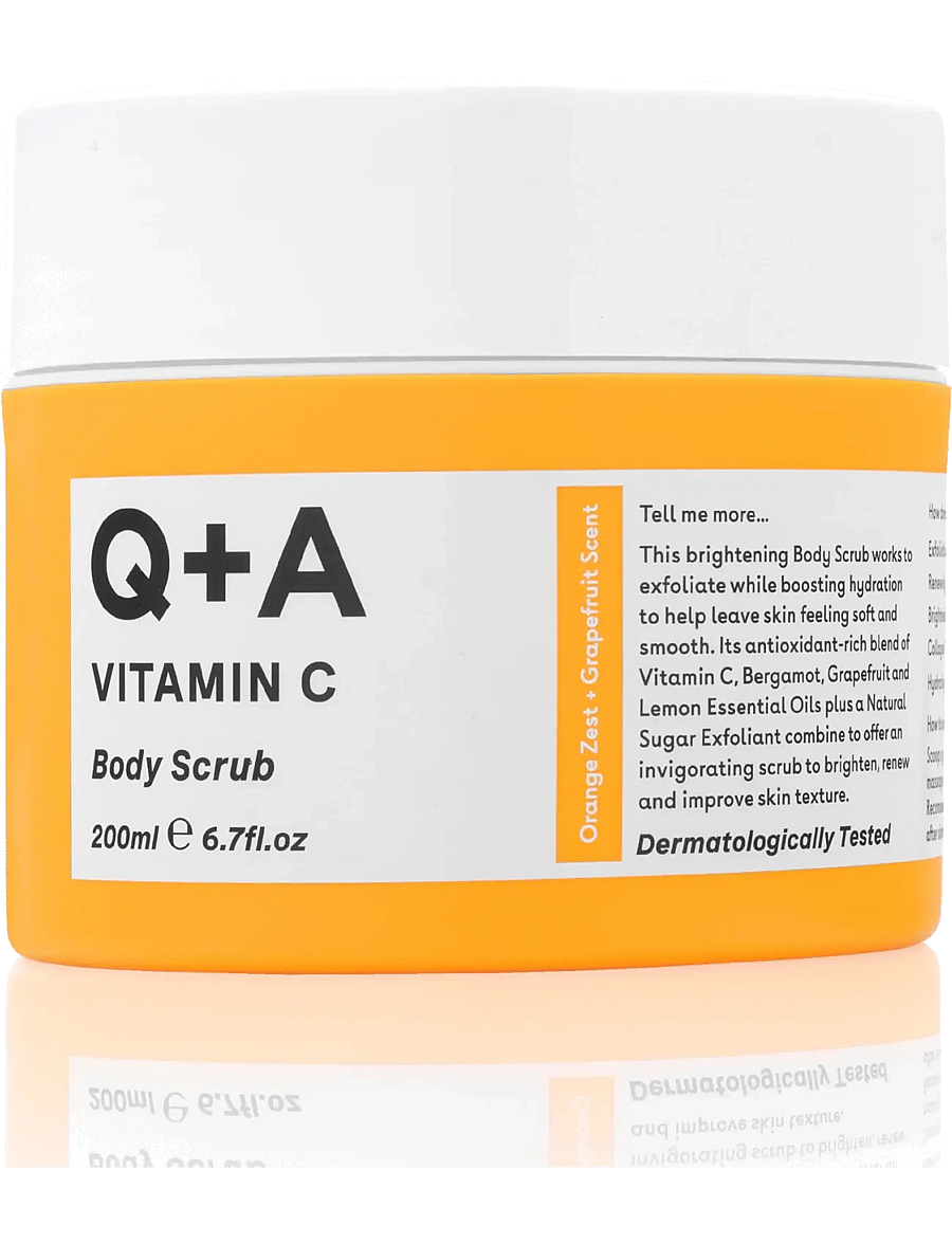 Q+A - Q+A Vitamin C Body Scrub - keha koorimine - clear - 1