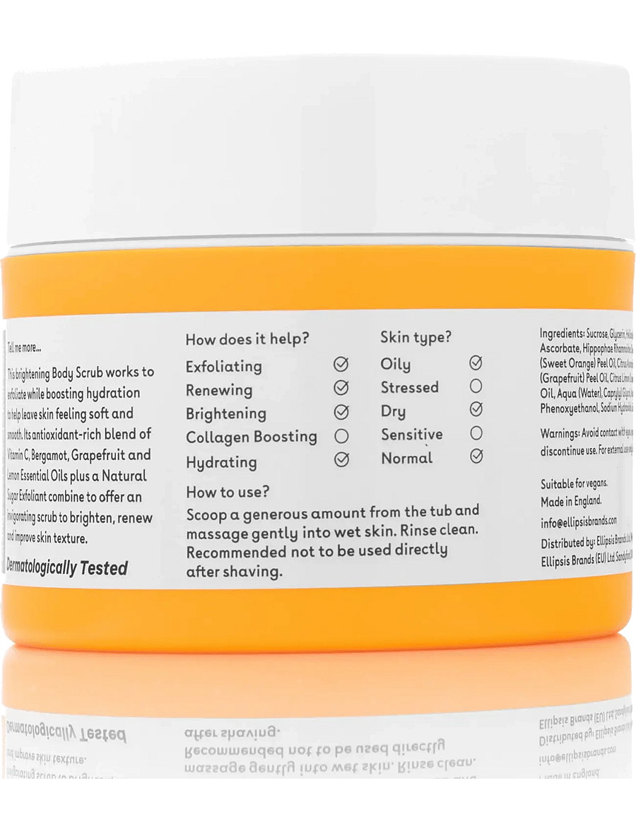 Q+A - Q+A Vitamin C Body Scrub - keha koorimine - clear - 2