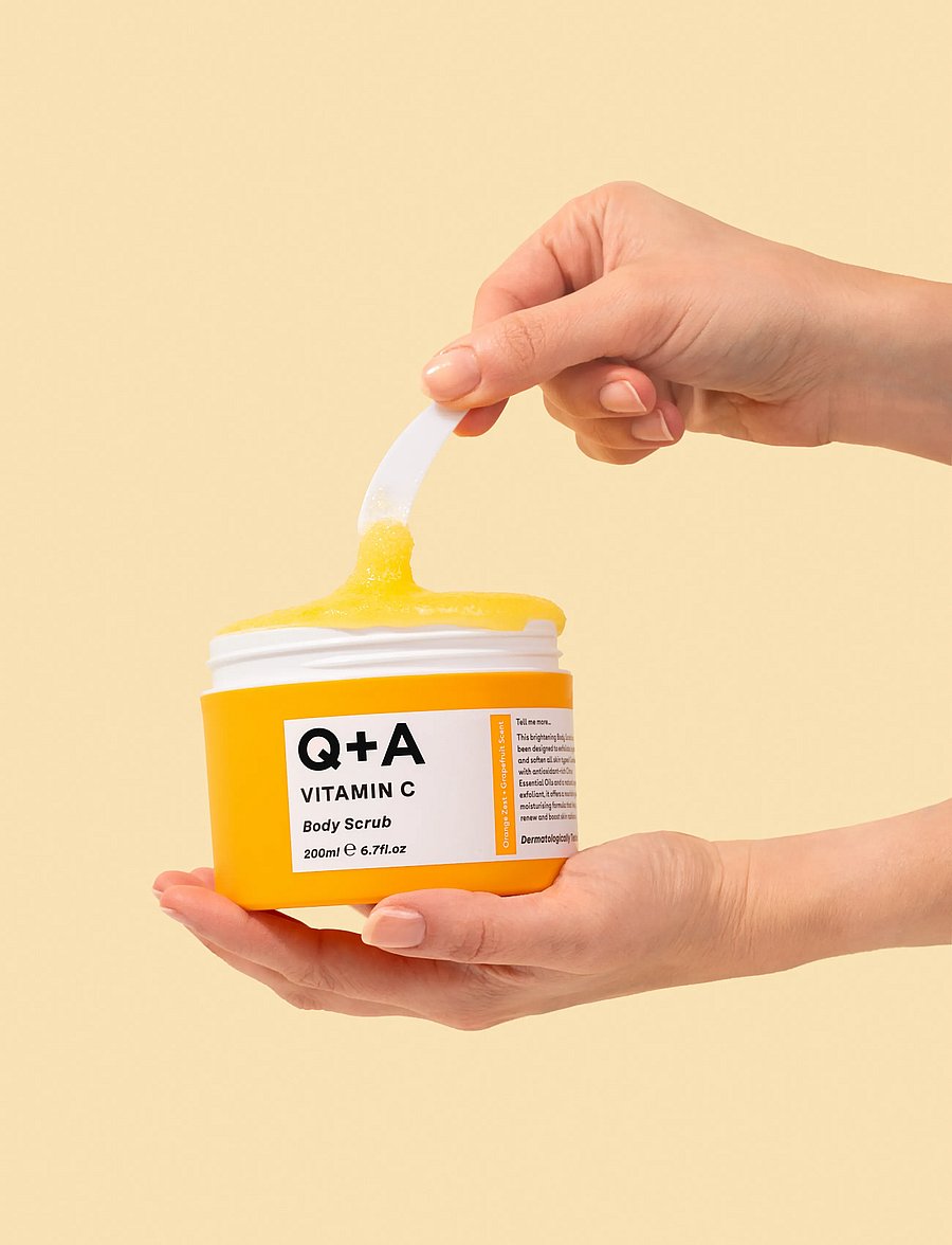 Q+A - Q+A Vitamin C Body Scrub - keha koorimine - clear - 3