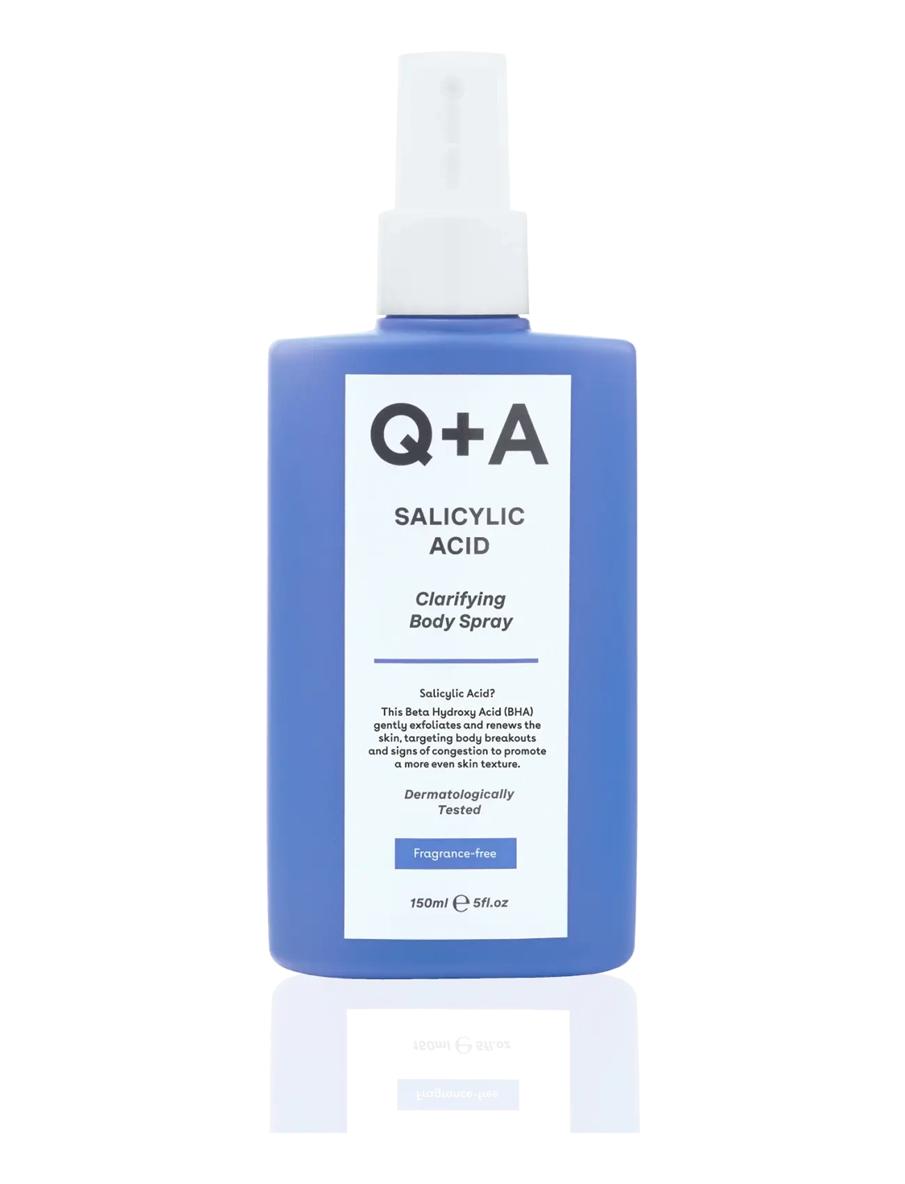 Q+A Salicylic Acid Clarifying Body Spray, Bodyscrub, Nude, Str: 150 ML