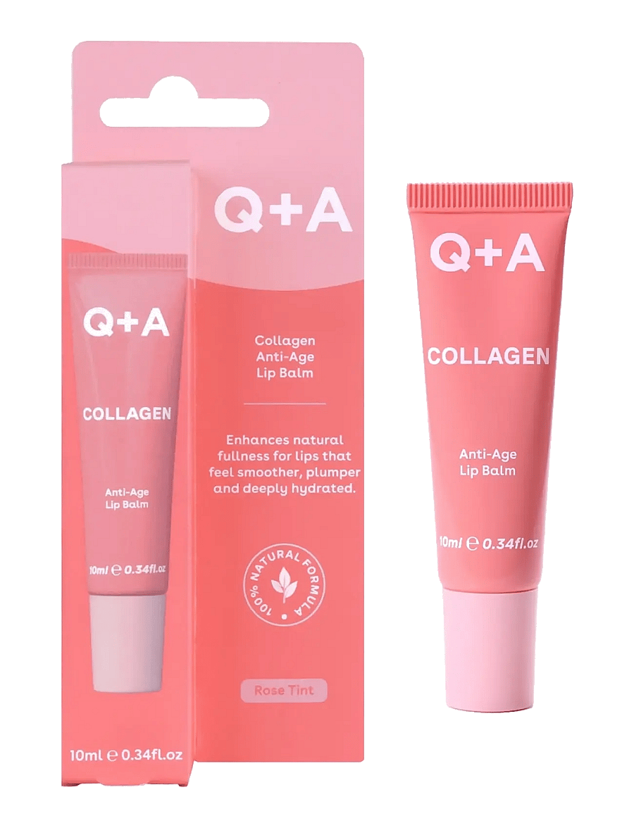 Q+A - Q+A Collagen Rose Tint Lip Balm - clear - 3