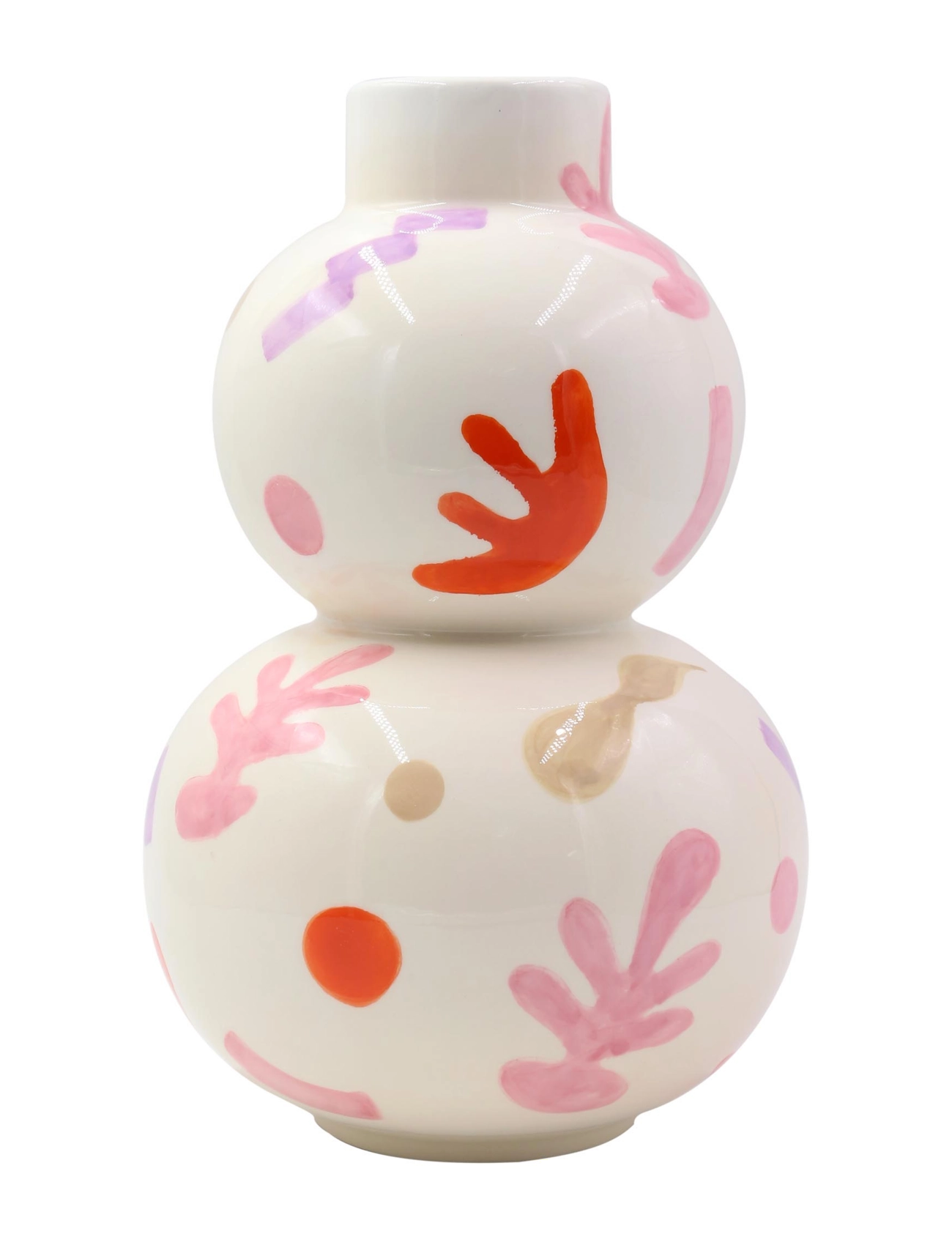 Que Rico Vase Isla Funky Fiesta, 28 cm, Vases, Weiß - Other Homeware