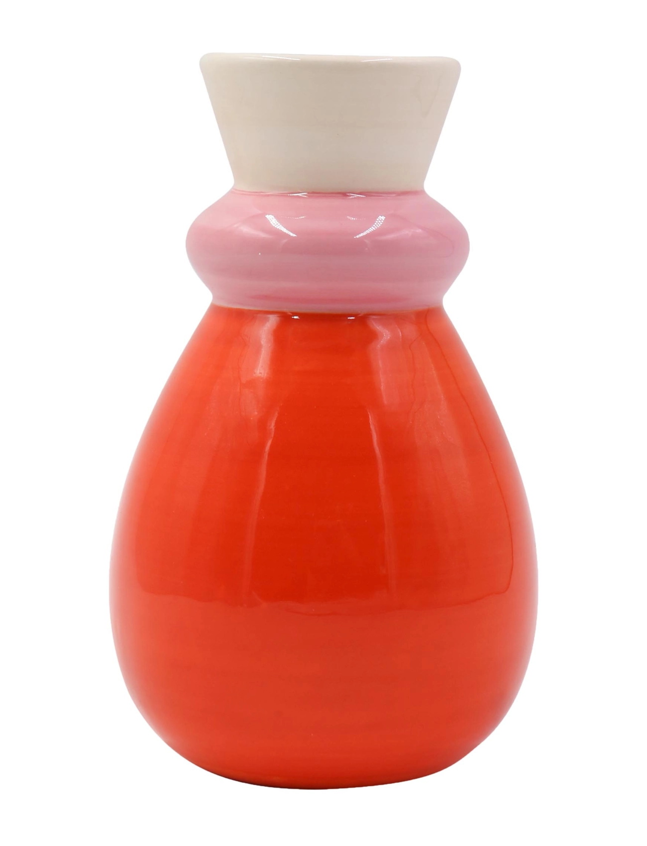 Que Rico Vase Carolina Amor Del Color, Vase, Multi/mønstret, Str: 15 CM