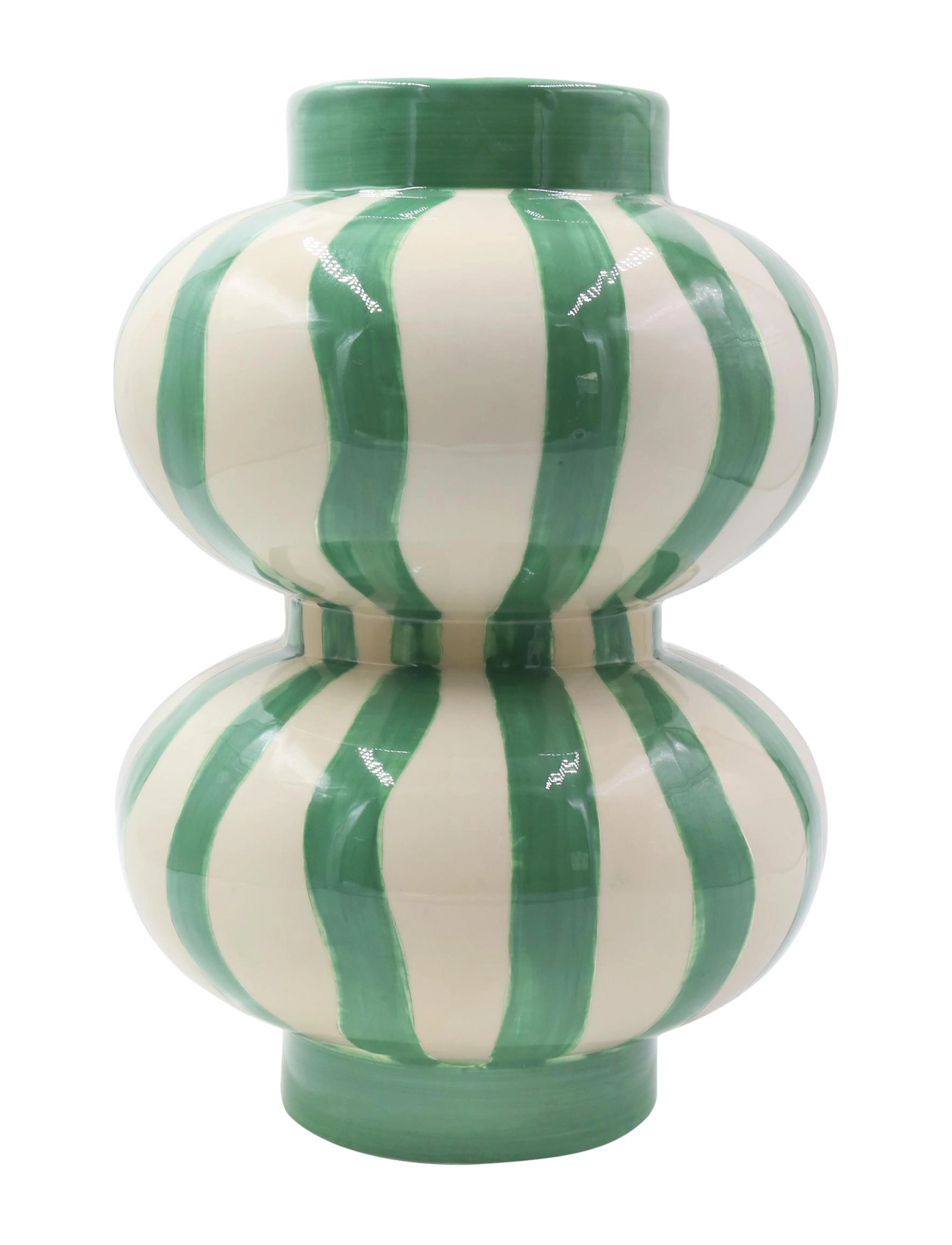 Que Rico Vase Augusto Rayas Bailarinas, Vase, Grøn, Str: 28.3 CM