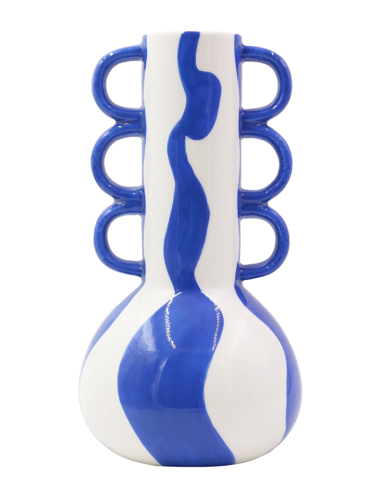 Que Rico Vase - Tomás - Bold & Blue, 29.5 cm, Blue, Vases > Other Vases, Unisex