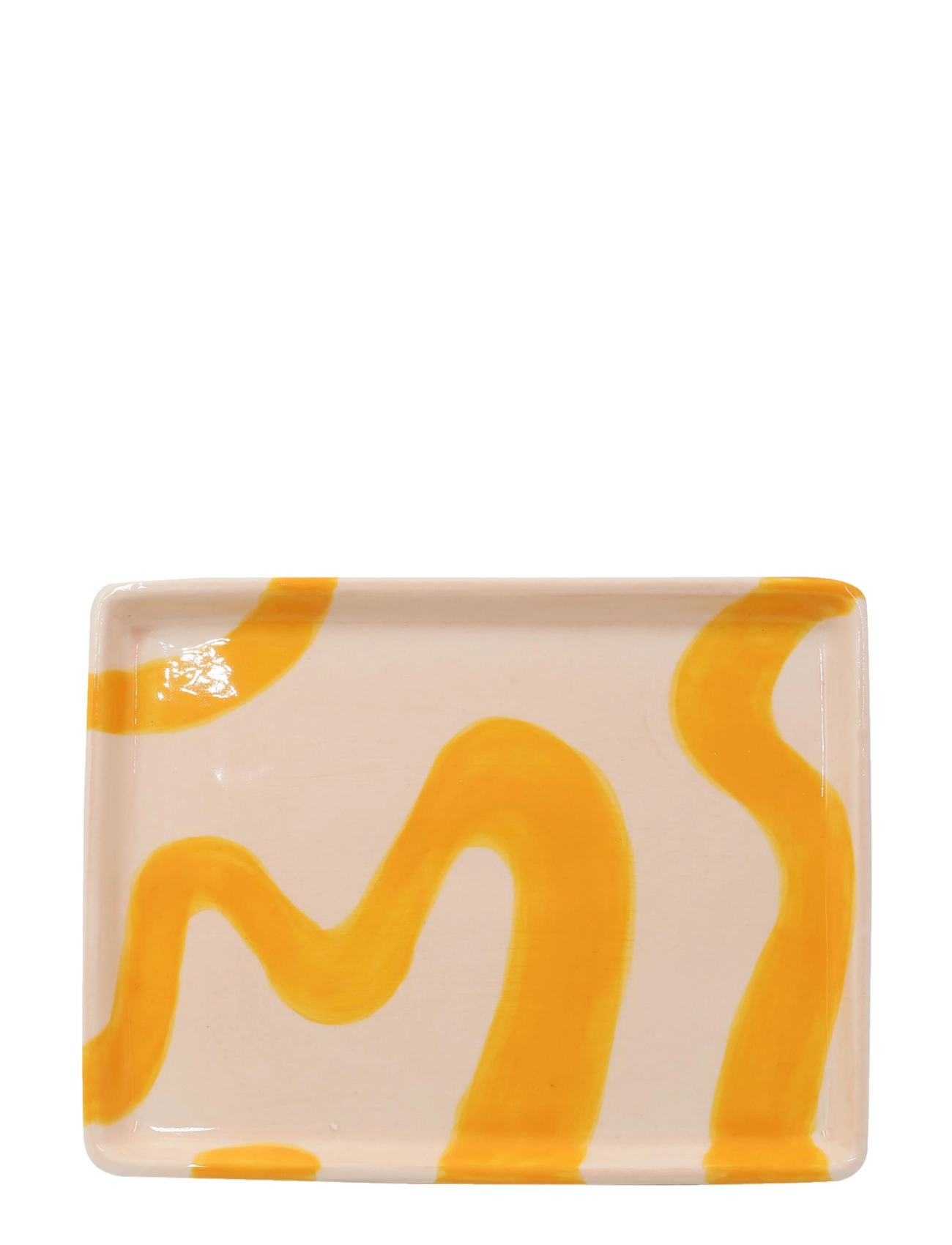 Que Rico Bakke - Javier - Spanish Swirls, 2 cm, Orange, Spisesteder Og Bordtilbehør > Bakker, Unisex