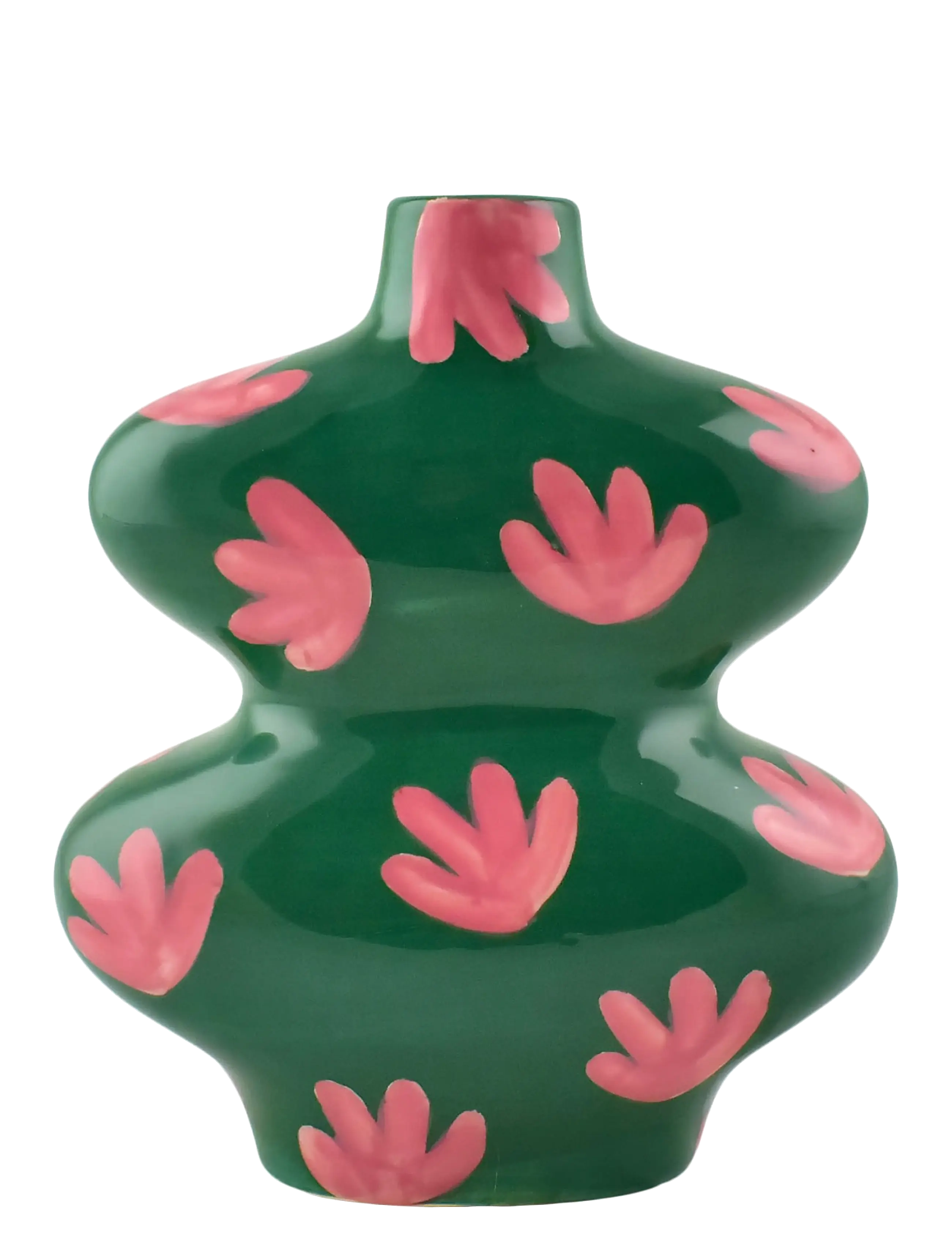 Que Rico Vase Julia Flower Fantasía, Vase, Grøn, Str: 22 CM