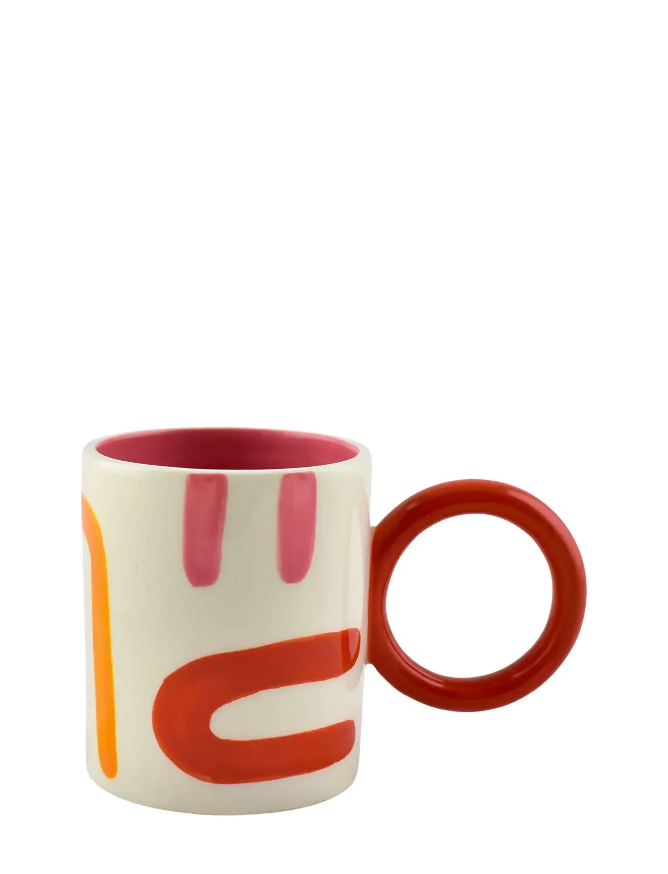 Que Rico Krus Lima Groovy Graphics, 2.5 DL, Cups & Mugs, Mehrfarbig/gemustert - Coffee Cups, Homeware