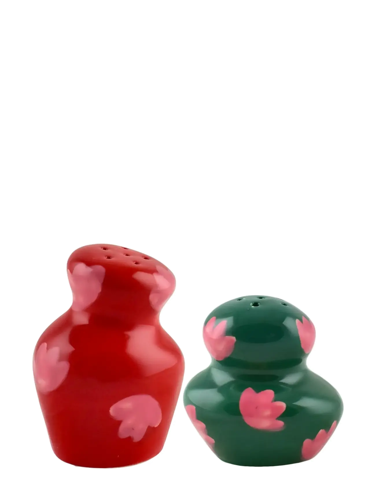 Que Rico Salt- Og Peber Sæt Laura Flower Fantasía, 13 cm, Grinders, Mehrfarbig/gemustert - Salt & Pepper Shakers, Homeware