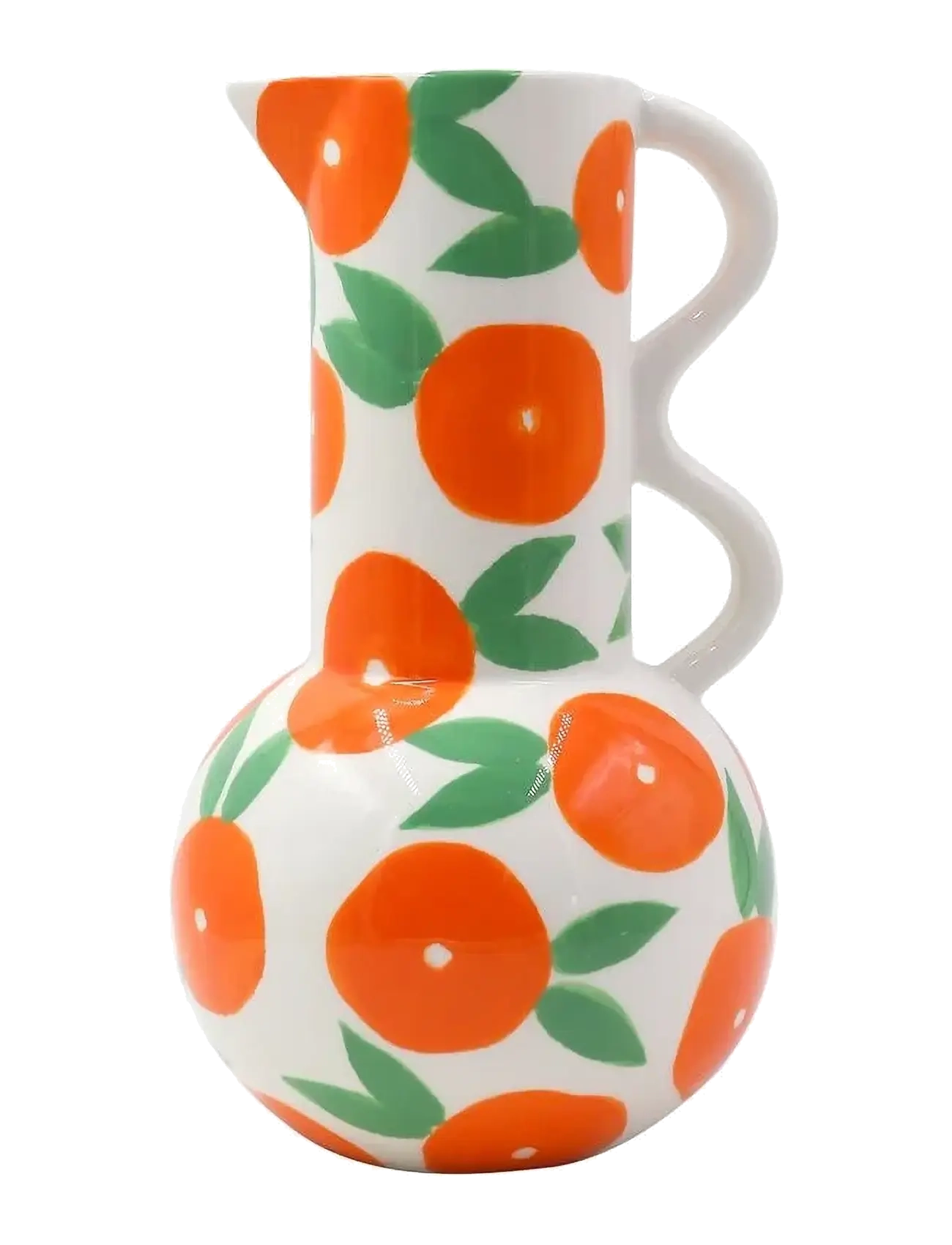 Que Rico Kande Violeta Nifty Naranjas, 16 cm, Jugs & Carafes, Mehrfarbig/gemustert - Wine Carafes Decanters, Homeware
