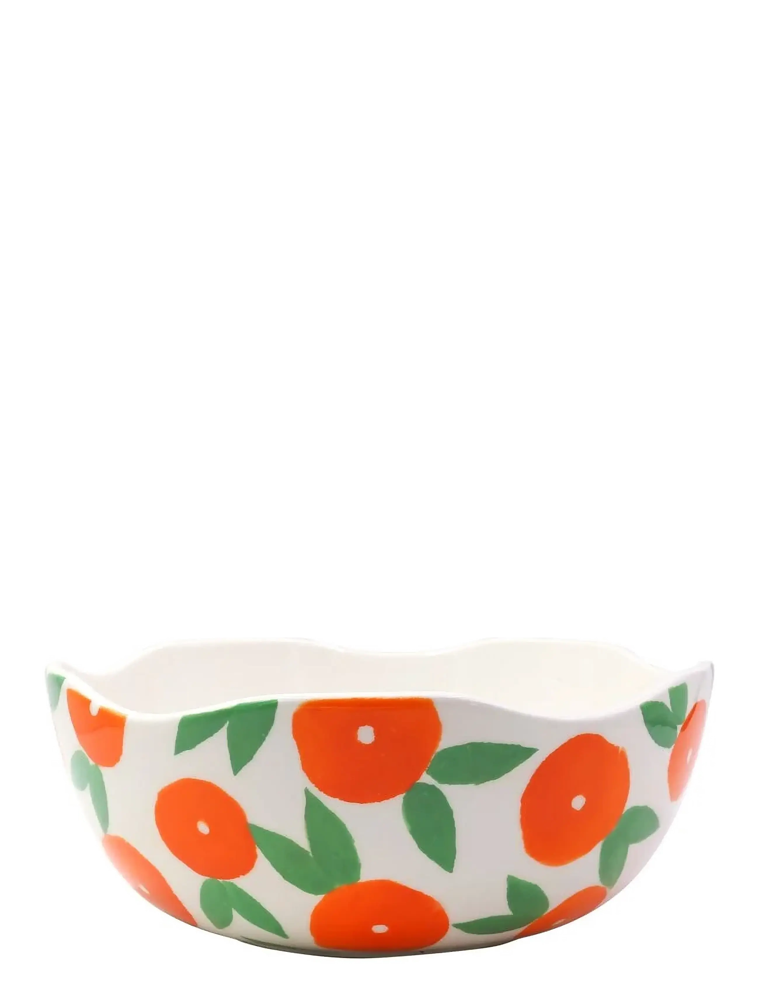 QUE RICO Skål - Vera - Nifty Naranjas Patterned - 25.5 CM - Unisex