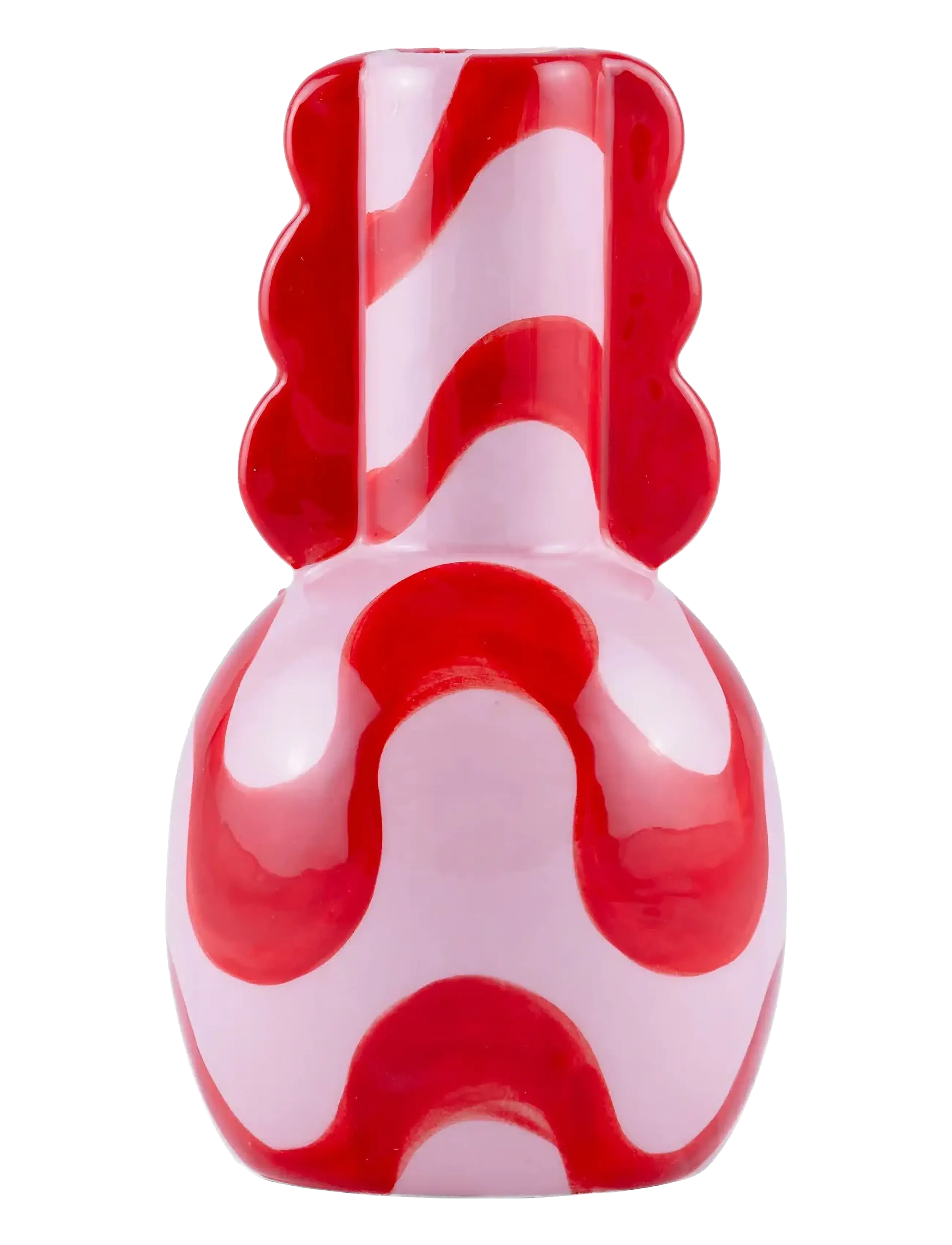 Que Rico Lysestage Adelina Río Retro, 15 cm, Vases, Rosa - Tulip Homeware