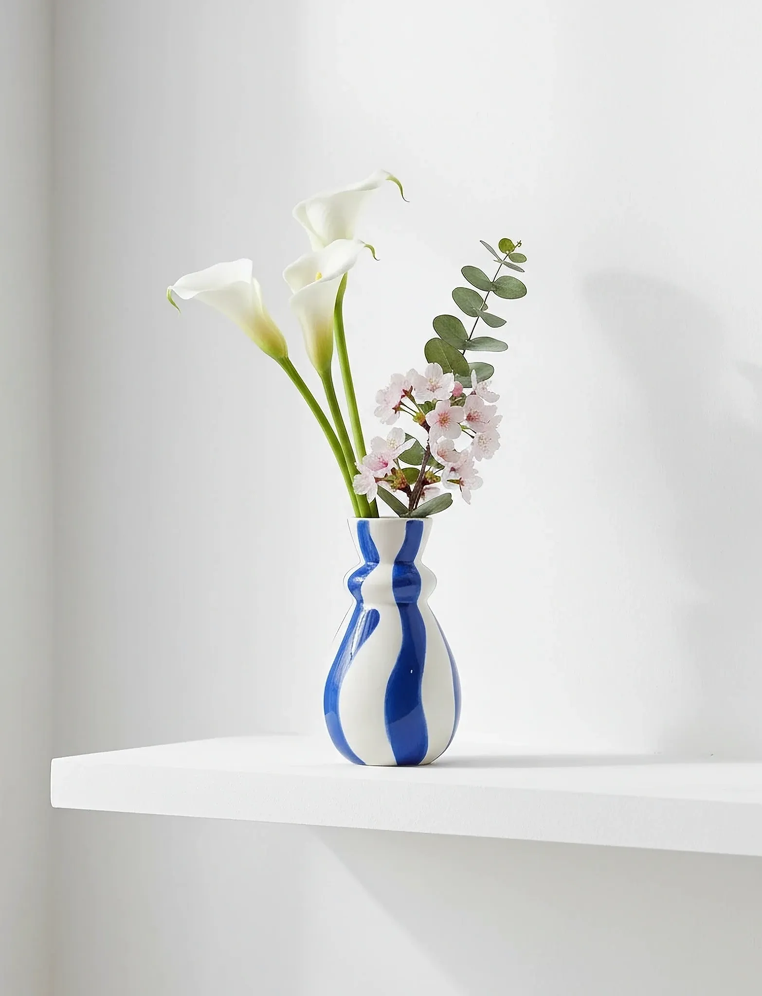 Que Rico Vase Carolina Bold & Blue, 14.5 cm, Vases, Blau - Other Homeware