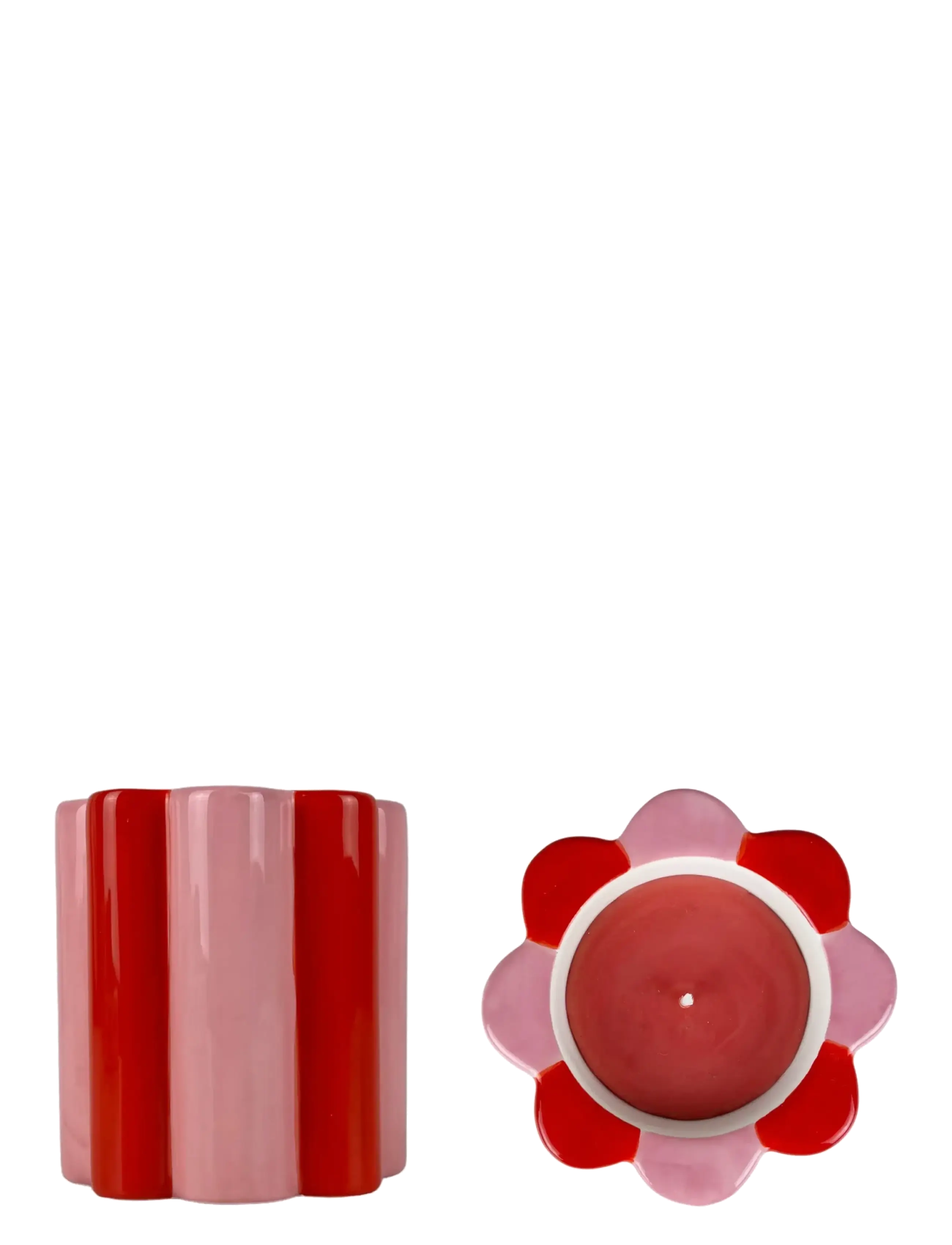 Que Rico Duftlys - Gracia - Amor Del Color - Red, H9.3 cm, Pink, Candle & Tealight Holders > Candle Holders, Unisex