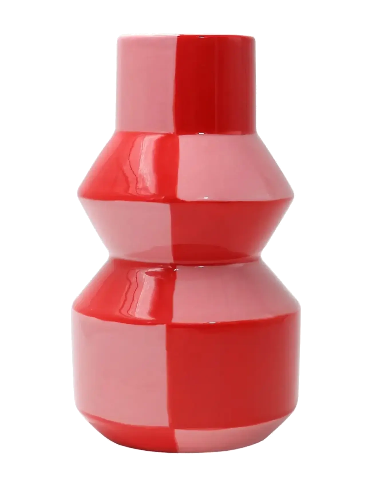 Que Rico Vase Celestino Candy Crush, Vase, Rød, Str: H10CM
