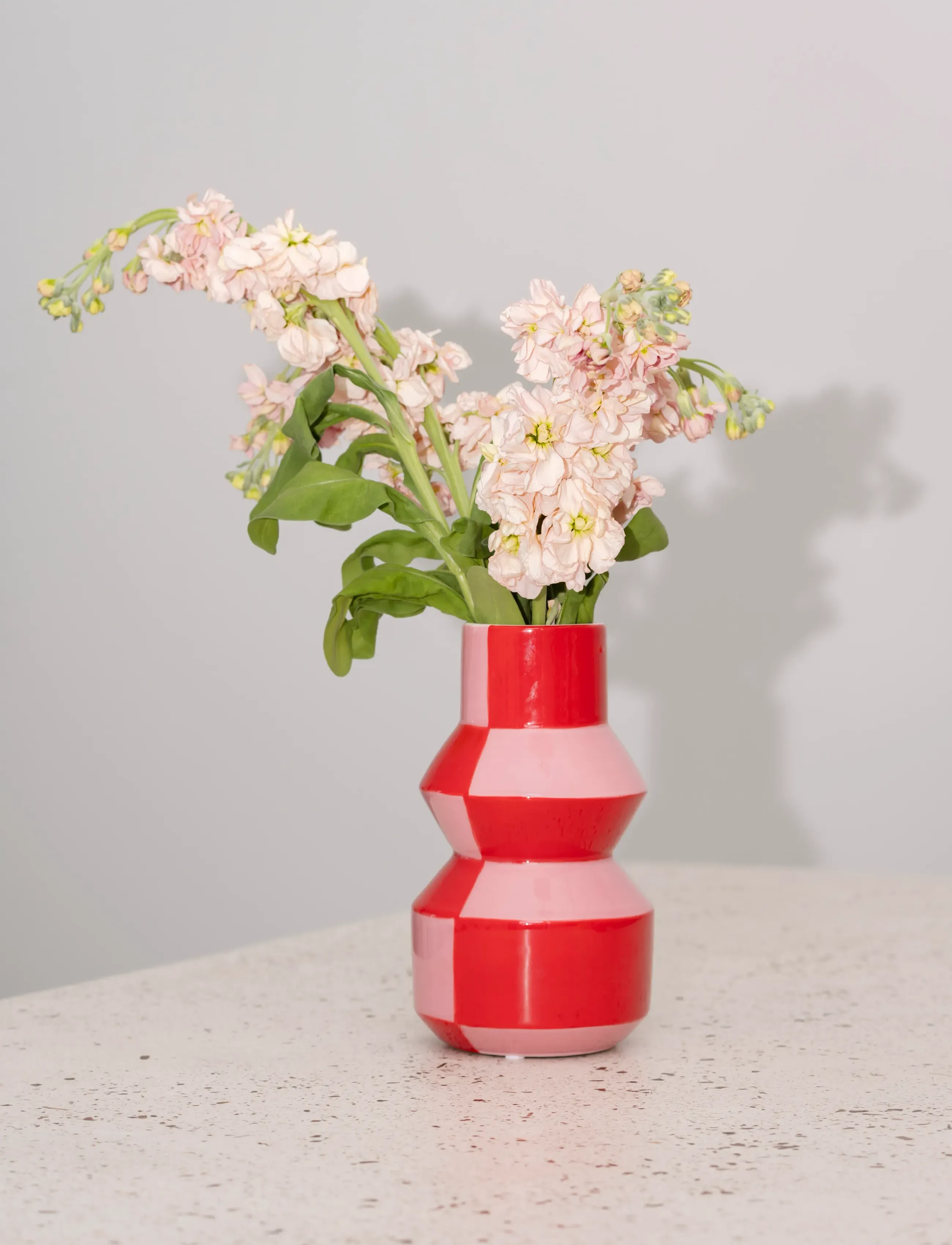 Que Rico Vase Celestino Candy Crush, H10 cm, Vases, Rot - Other Homeware