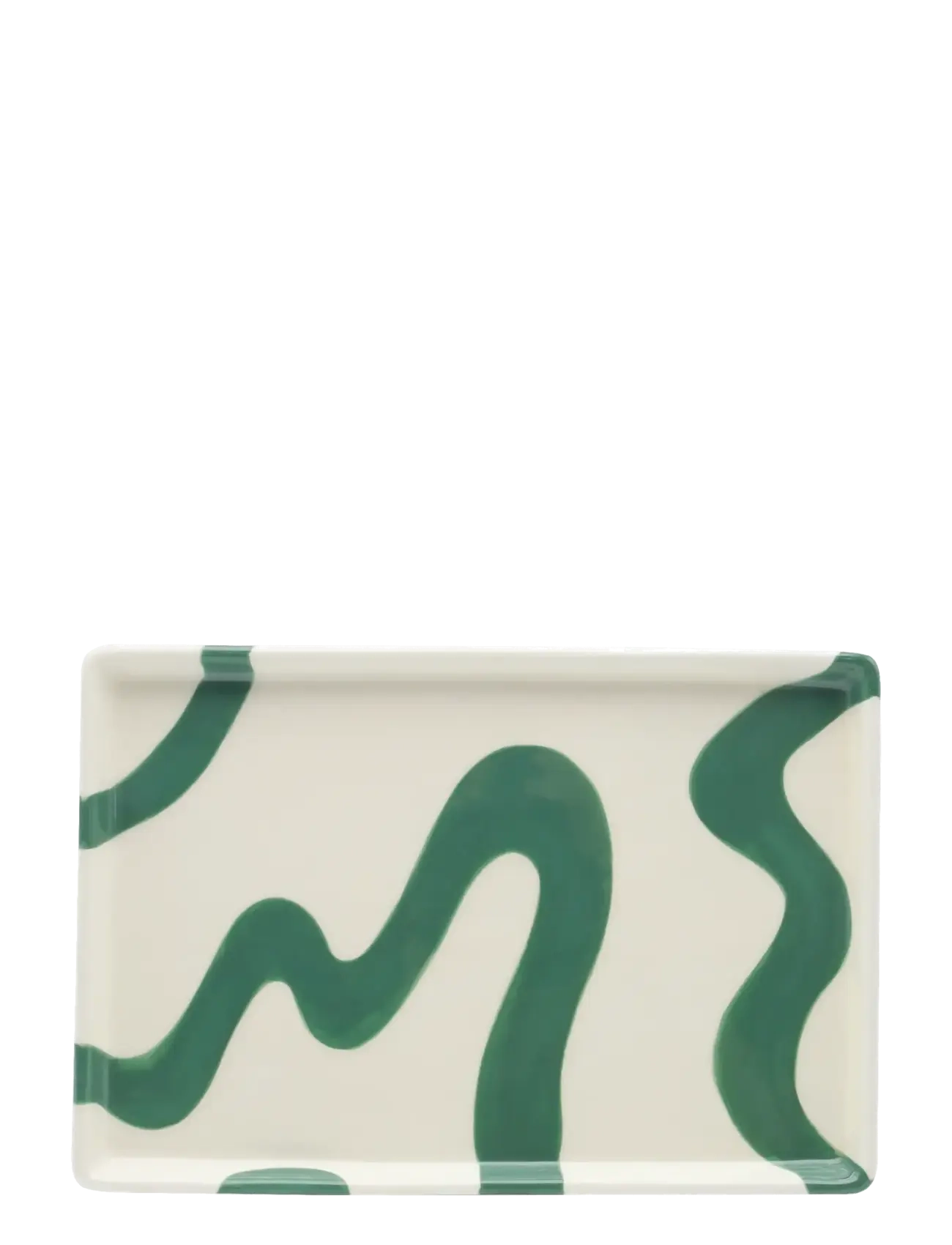 Que Rico Bakke Alejandro Spanish Swirls Green, Bakke, Grøn, Str: H18CM