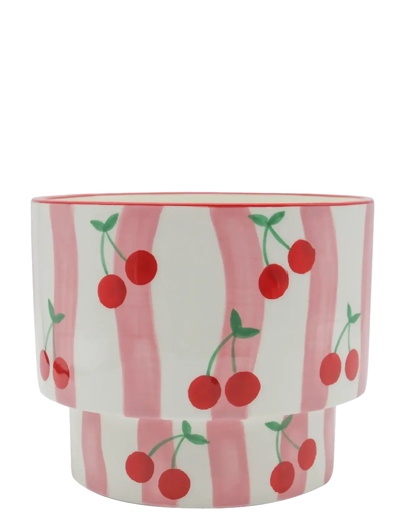 Que Rico Urtepotteskjuler Amaya Cherry Charm, Flower Pots, Pink, Str: H17.5CM