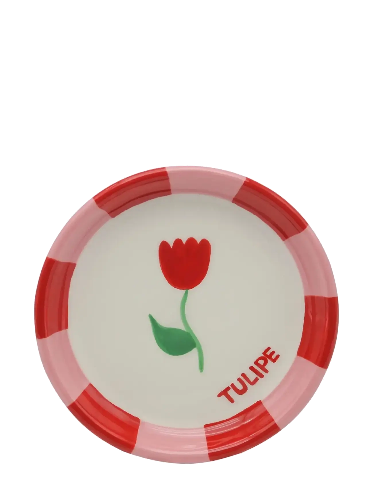 Que Rico Opbevaringsskål Noel Tulipe, Decorative Platters, Rød, Str: H15CM
