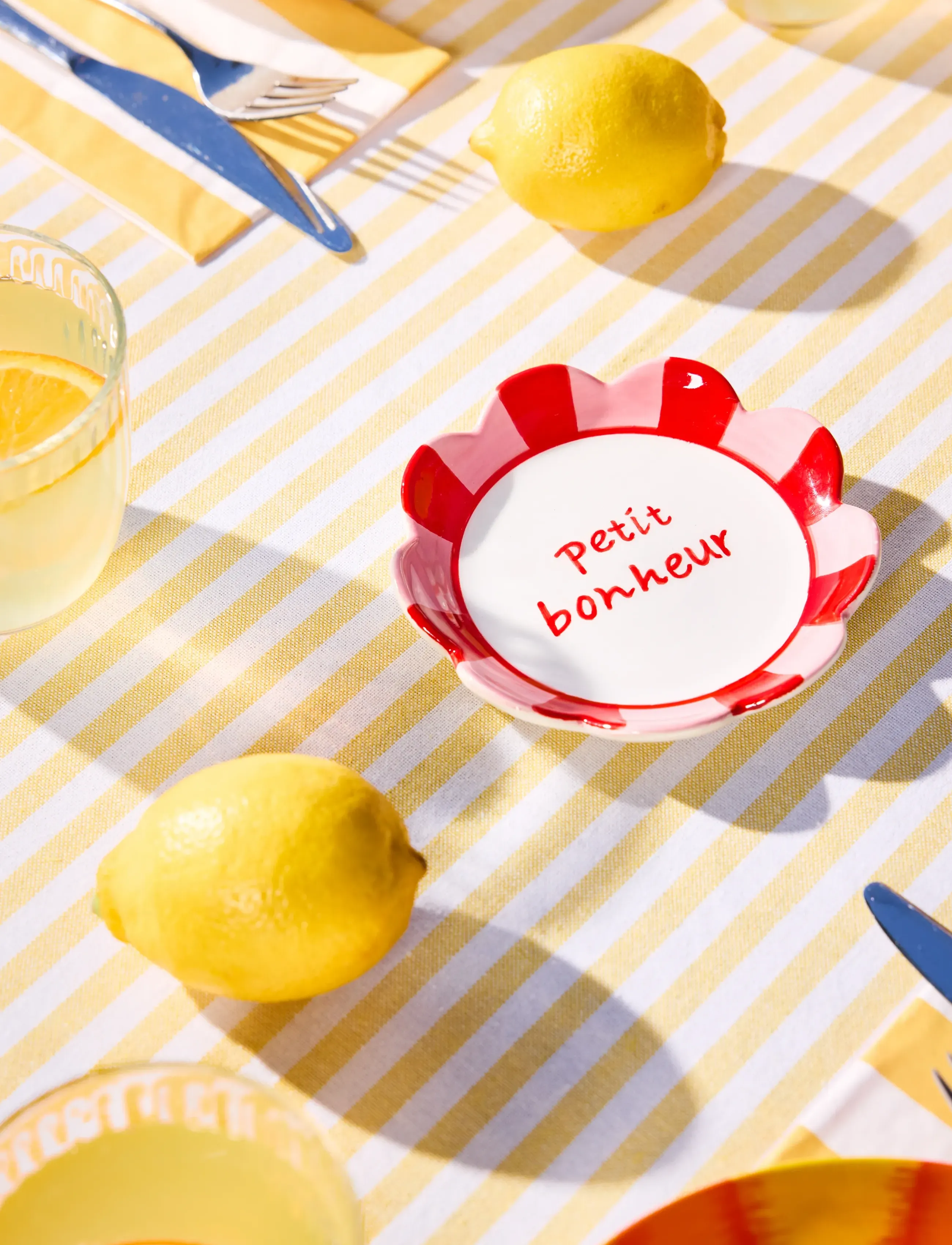Que Rico Opbevaringsskål Noella Petit Bonheur, Ø 12.7 cm, Plates, Rot - Small Homeware