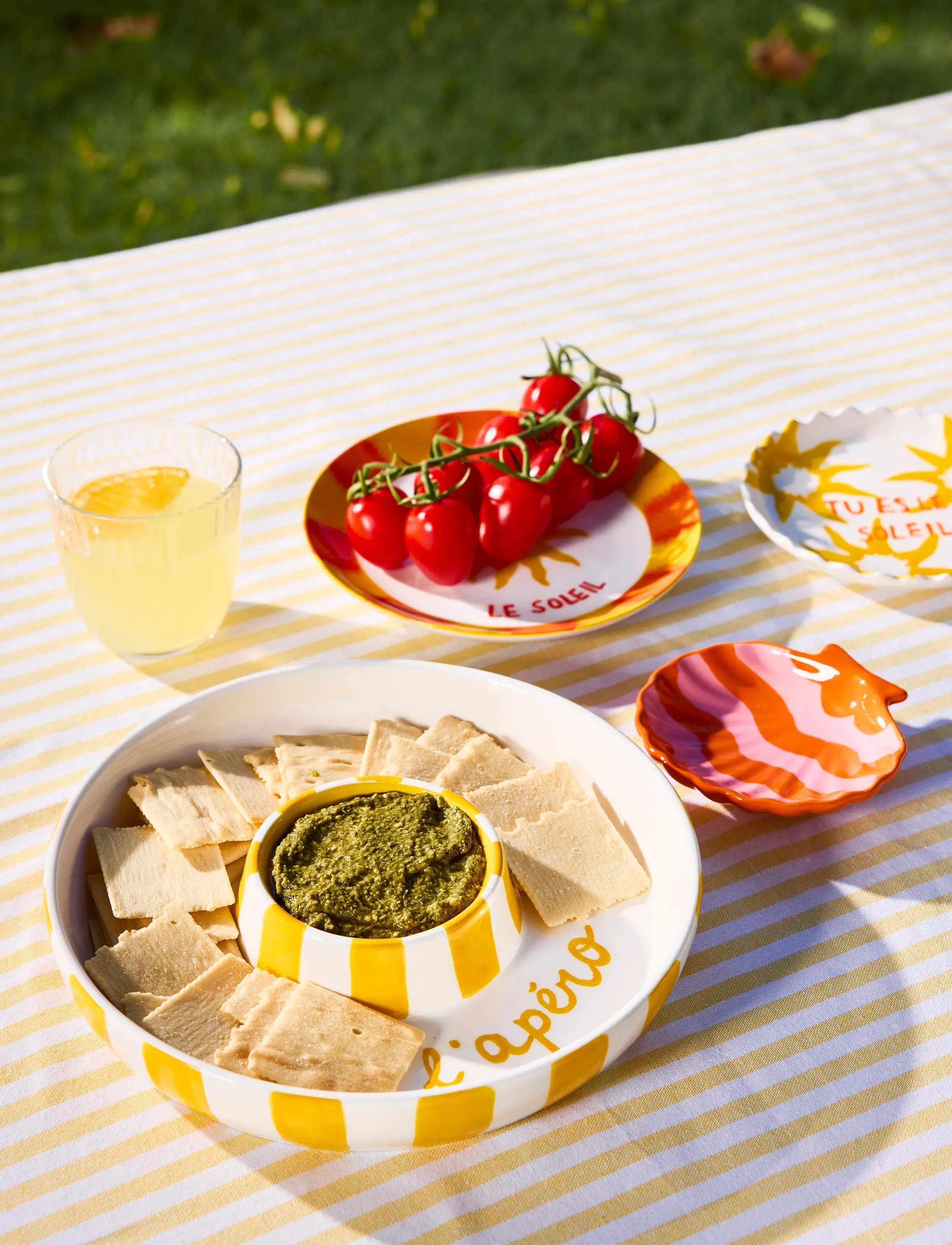 Que Rico Opbevaringsskål Alonso Rayas Bailarinas, H24.5 cm, Serving Dishes, Gelb - Tapas Boards & Sets, Homeware