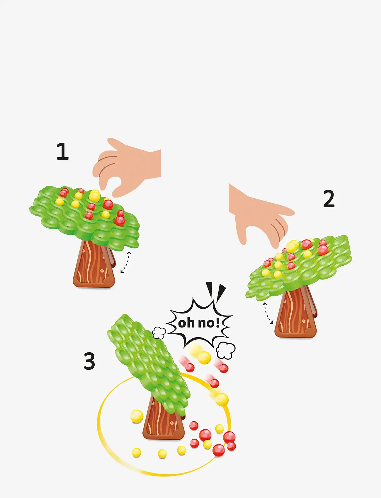 Quercetti - STAY APPLE BALANCED GAME - aktive spil - multi - 1