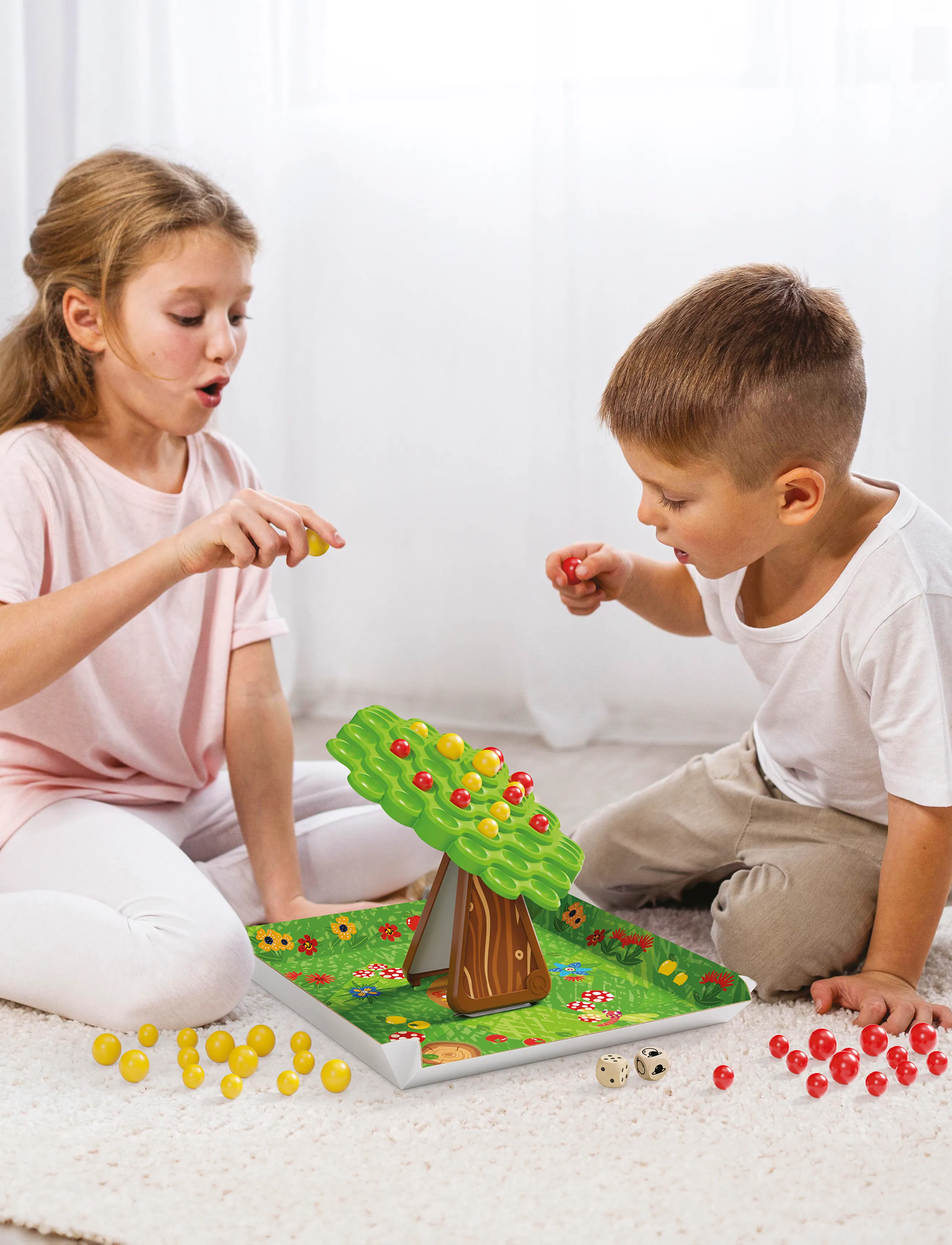 Quercetti Stay Apple Balanced Game, One Size, Multi/patterned, Spil > Aktive Spil, Børn