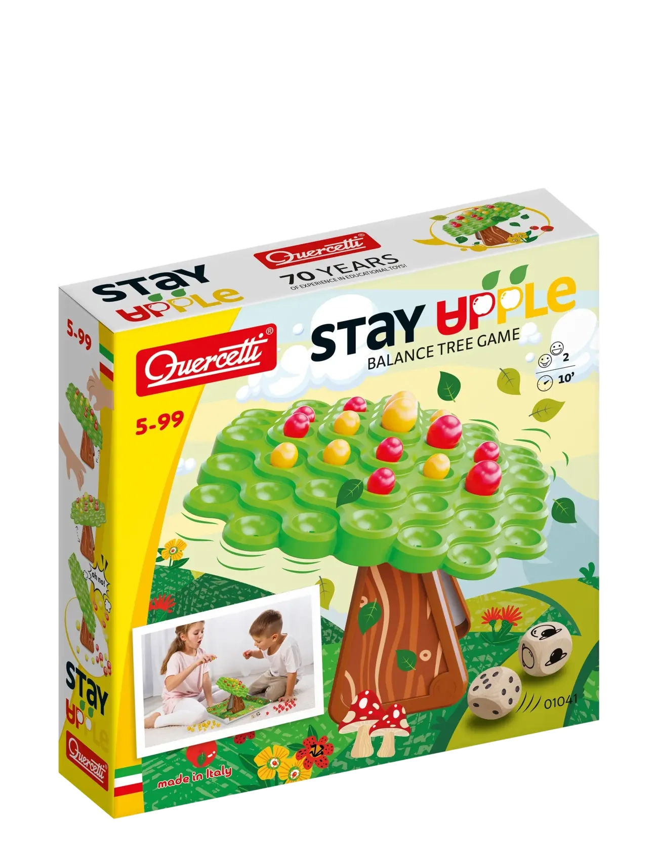 Quercetti - STAY APPLE BALANCED GAME - active games - multi - 2