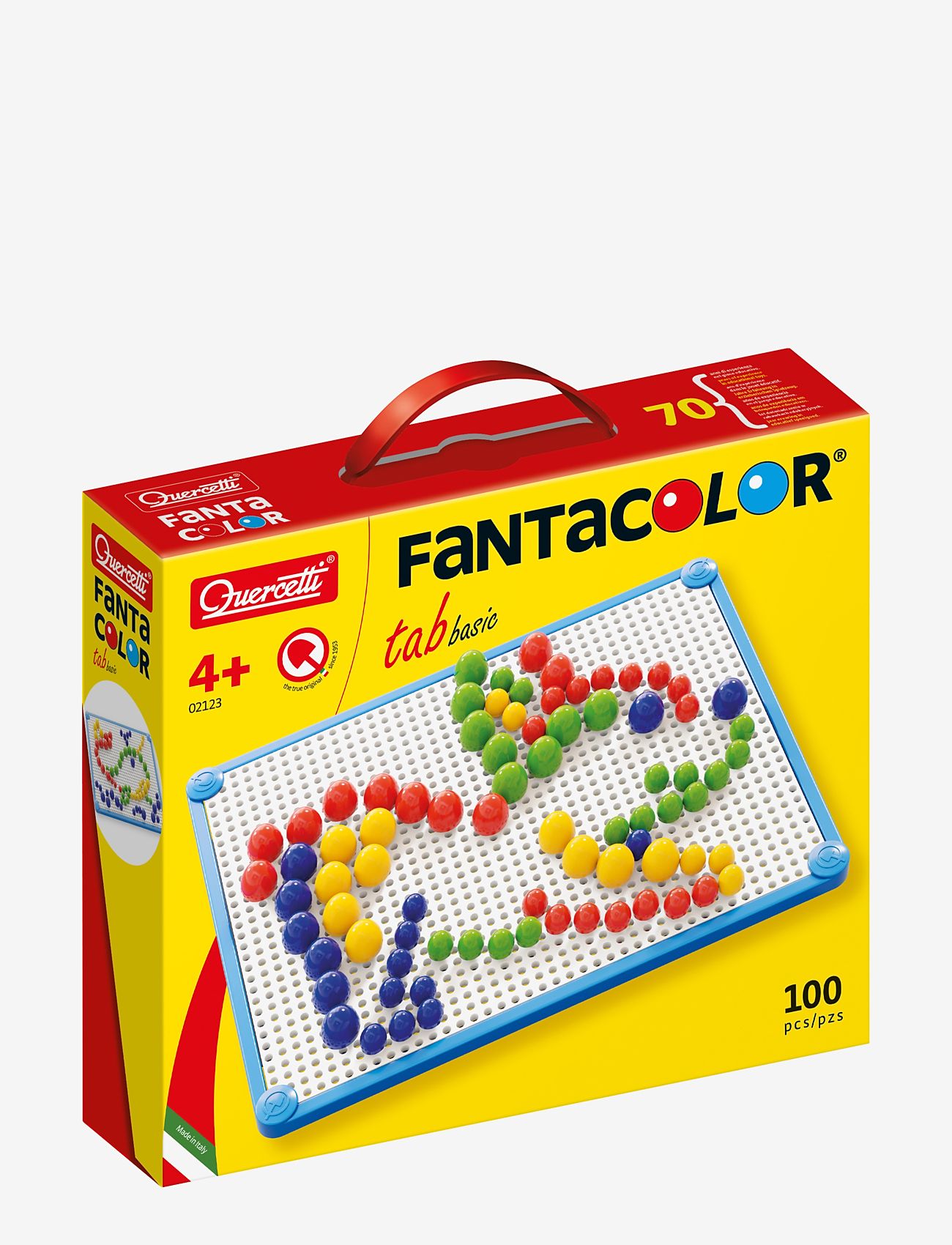 Quercetti - QUERCETTI PEGART TAVLA, 100 ST - pædagogiske spil - multi - 1