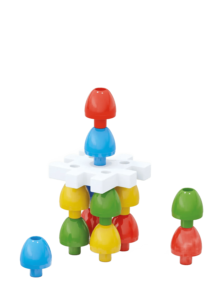 Quercetti - QUERCETTI PEGART JUMBO PEGGY - stapelbare blokk - multi - 0