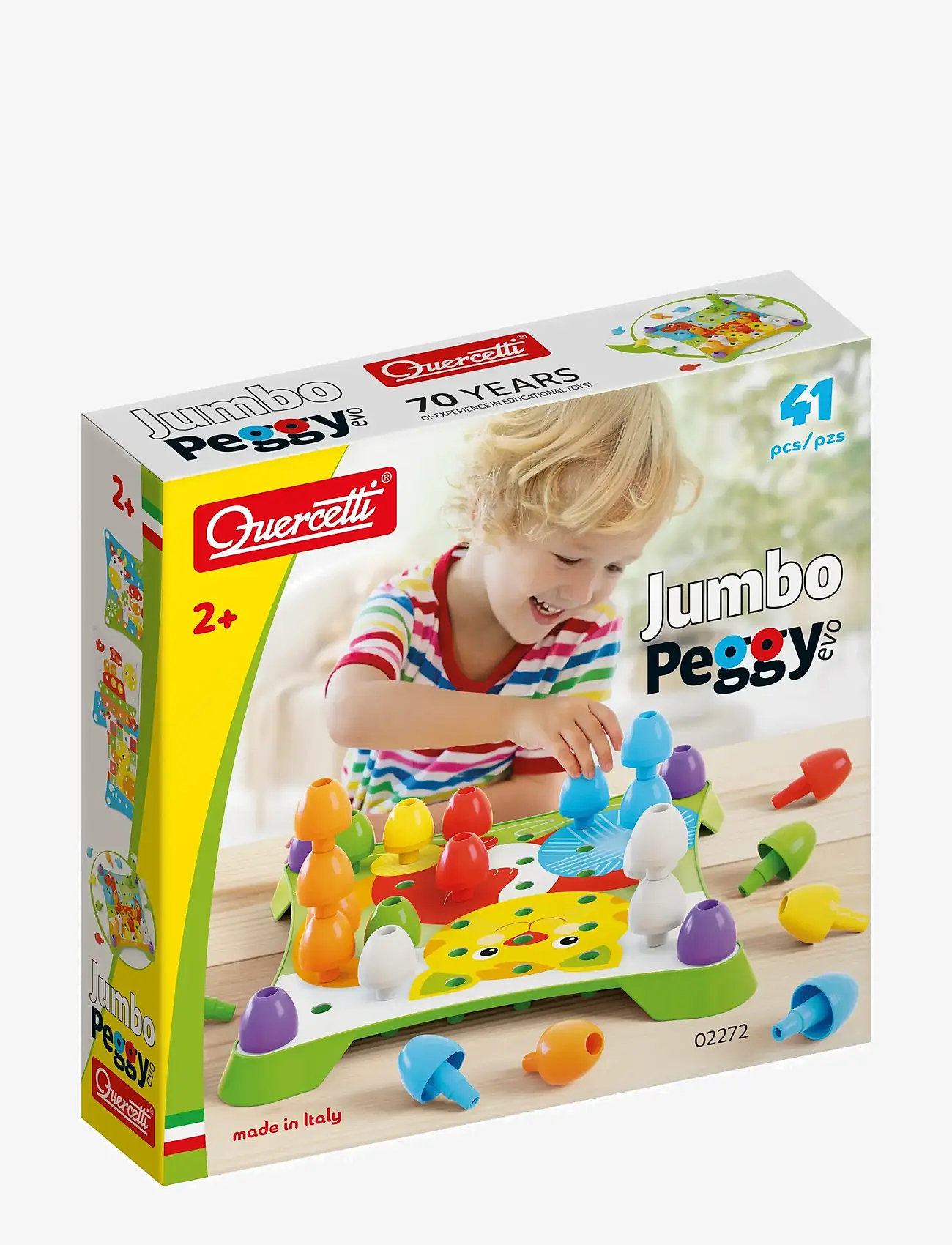 Quercetti - PEGART JUMBO PEGGY EVO - laveste priser - multi - 0