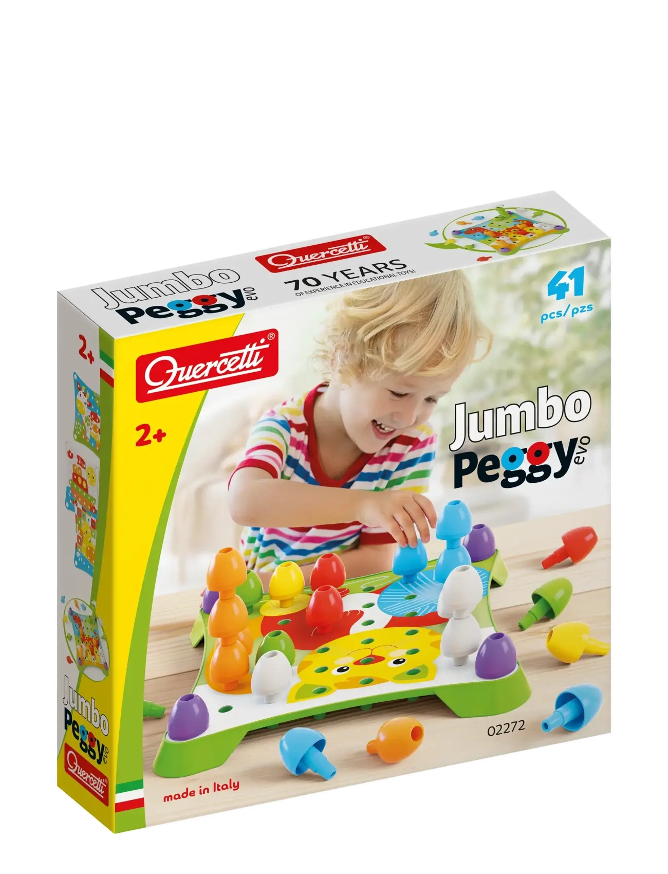 Quercetti PEGART JUMBO PEGGY EVO - 4 for 3 - MULTI / multi