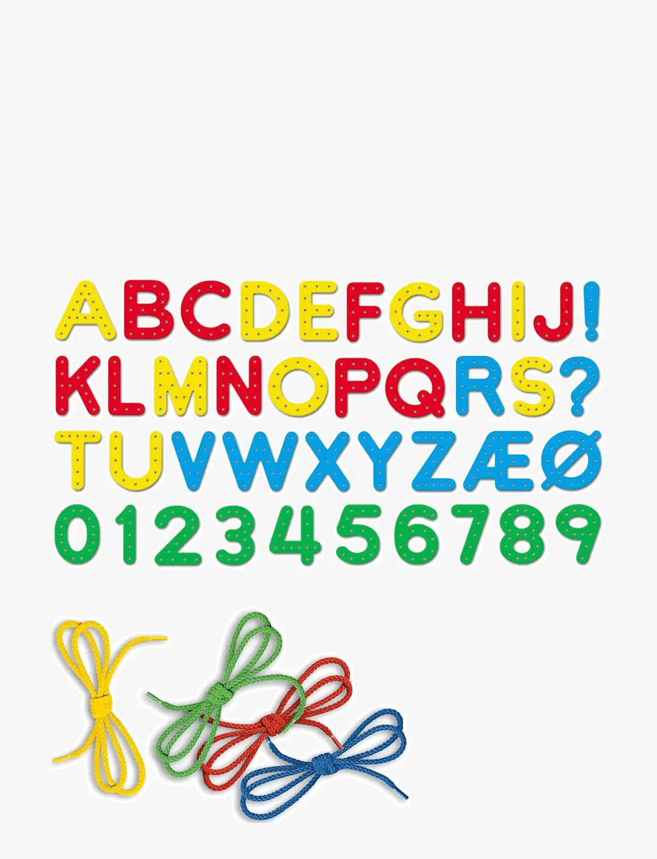 Quercetti - LACING ABC + 123 - Þroskaspil - multi - 2