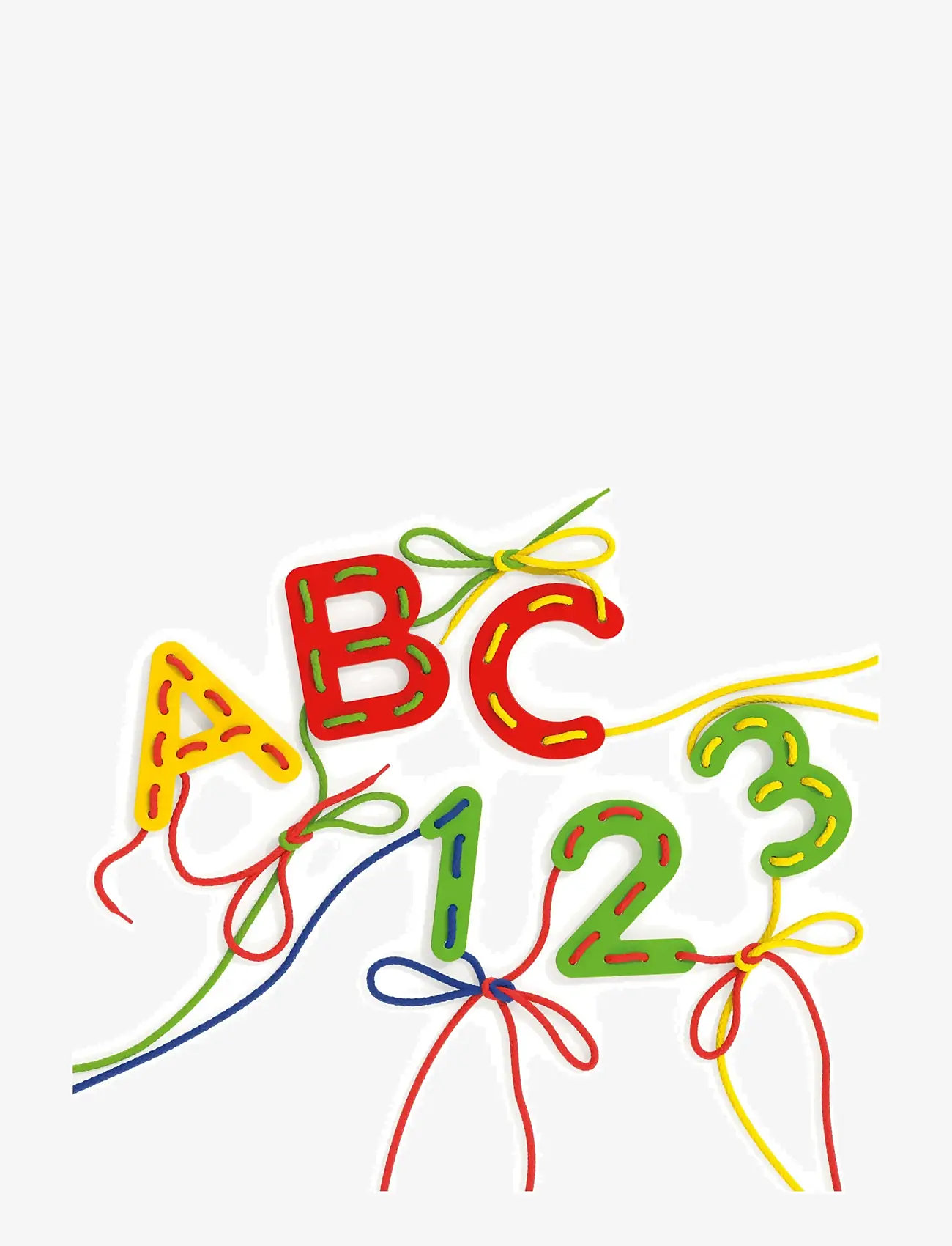 Quercetti - LACING ABC + 123 - Þroskaspil - multi - 3