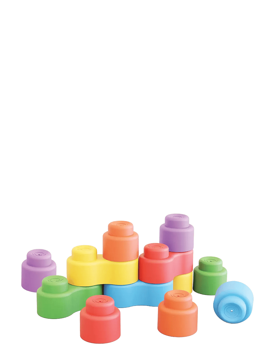 Quercetti - QUERCETTI PEGART MOMY SOFT - stapelbara klossar - multi - 1